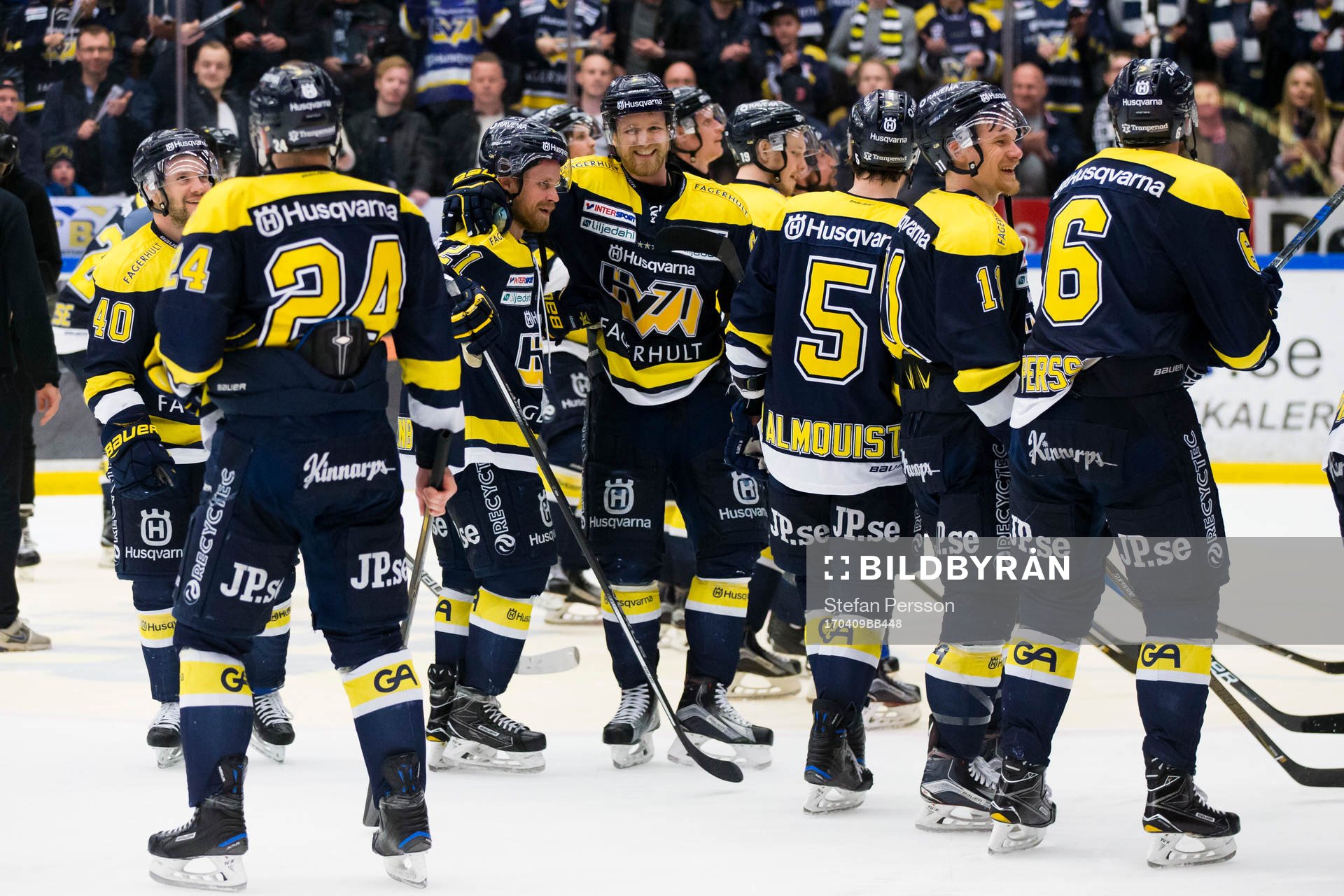 s Mattias Tedenby och Ted Brithén jublar