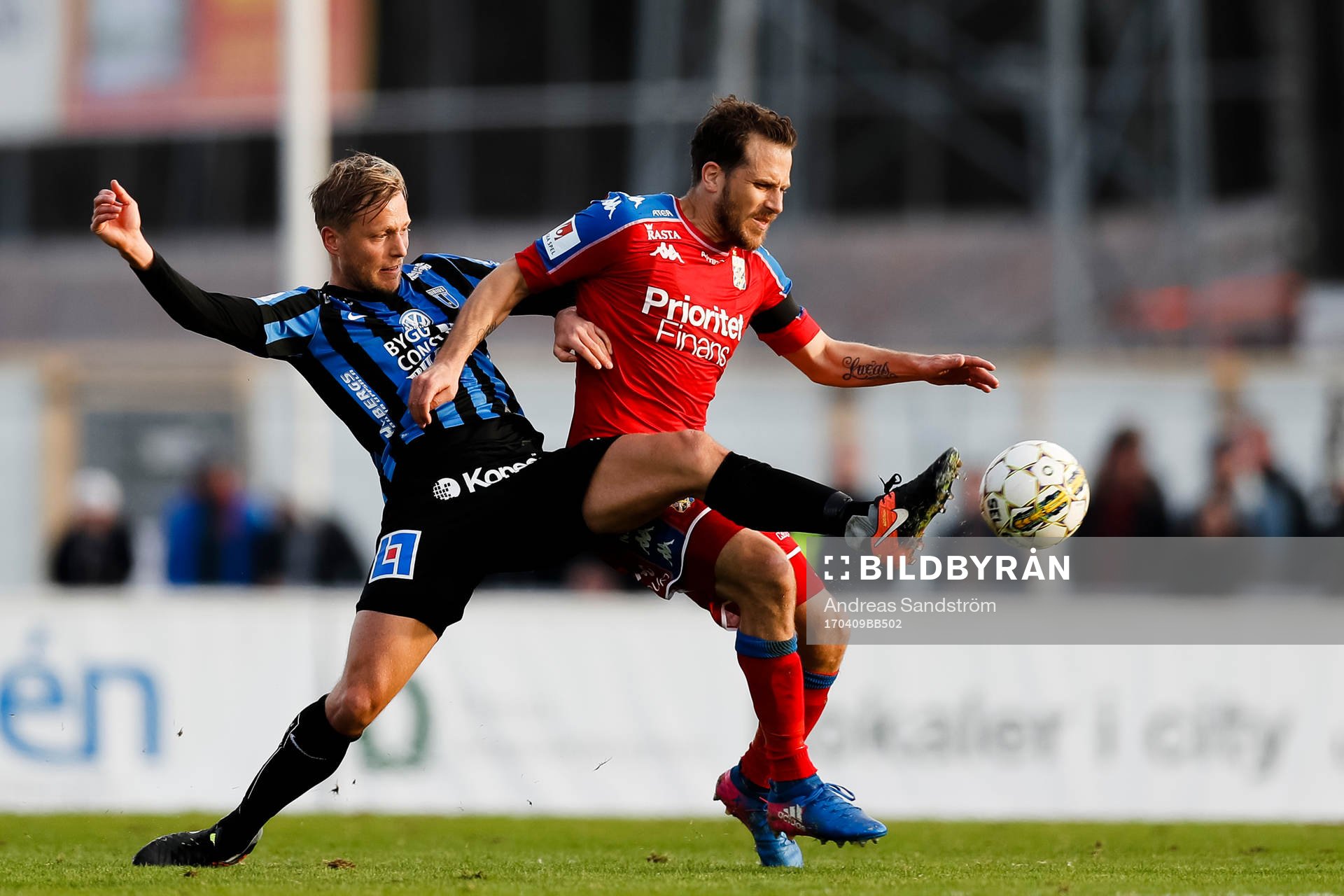 Sirius Christer Gustafsson och IFK Göteborgs Tobias Hysen