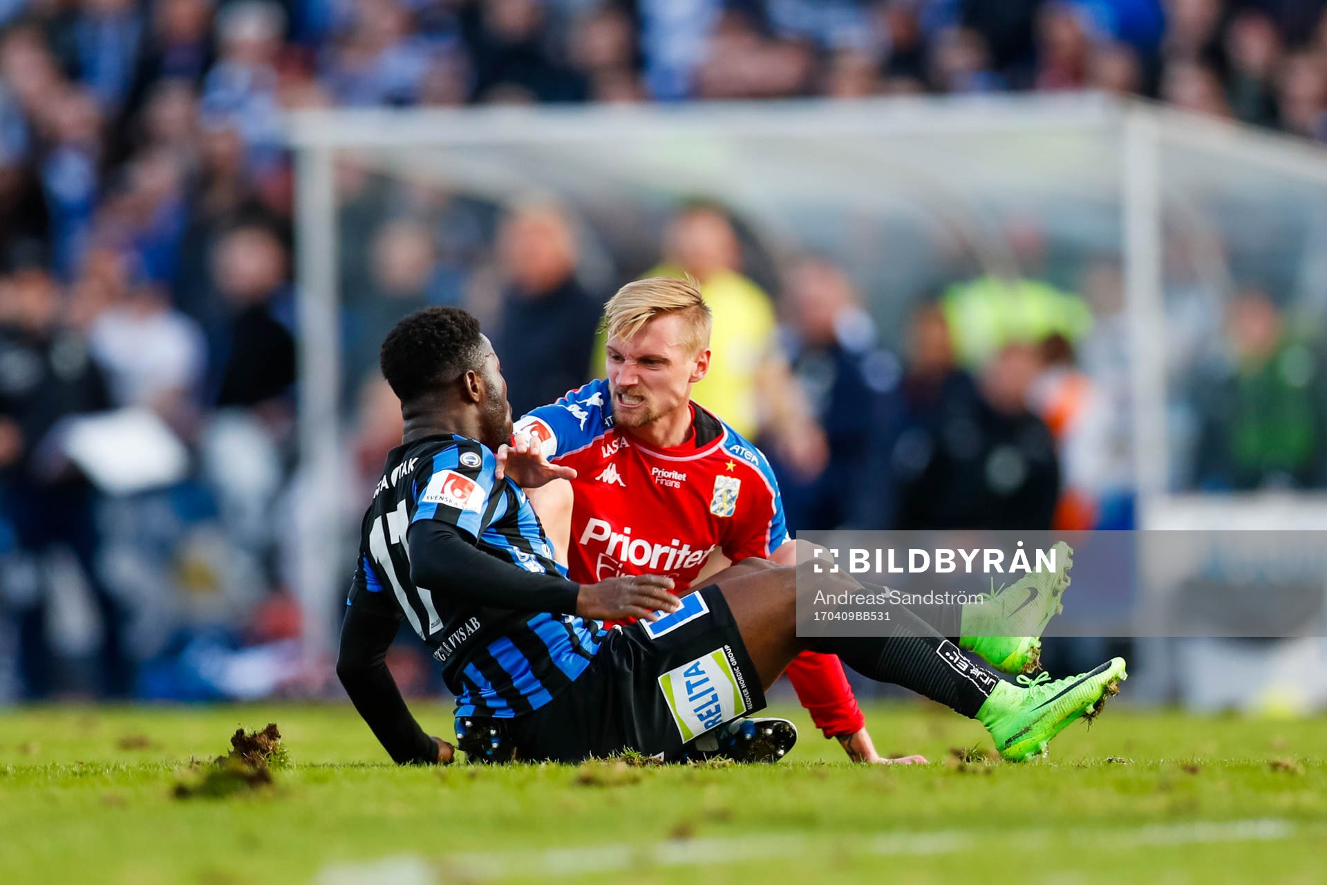 Sirius Kingsley Kofi Sarfo och IFK Göteborgs Sebastian
