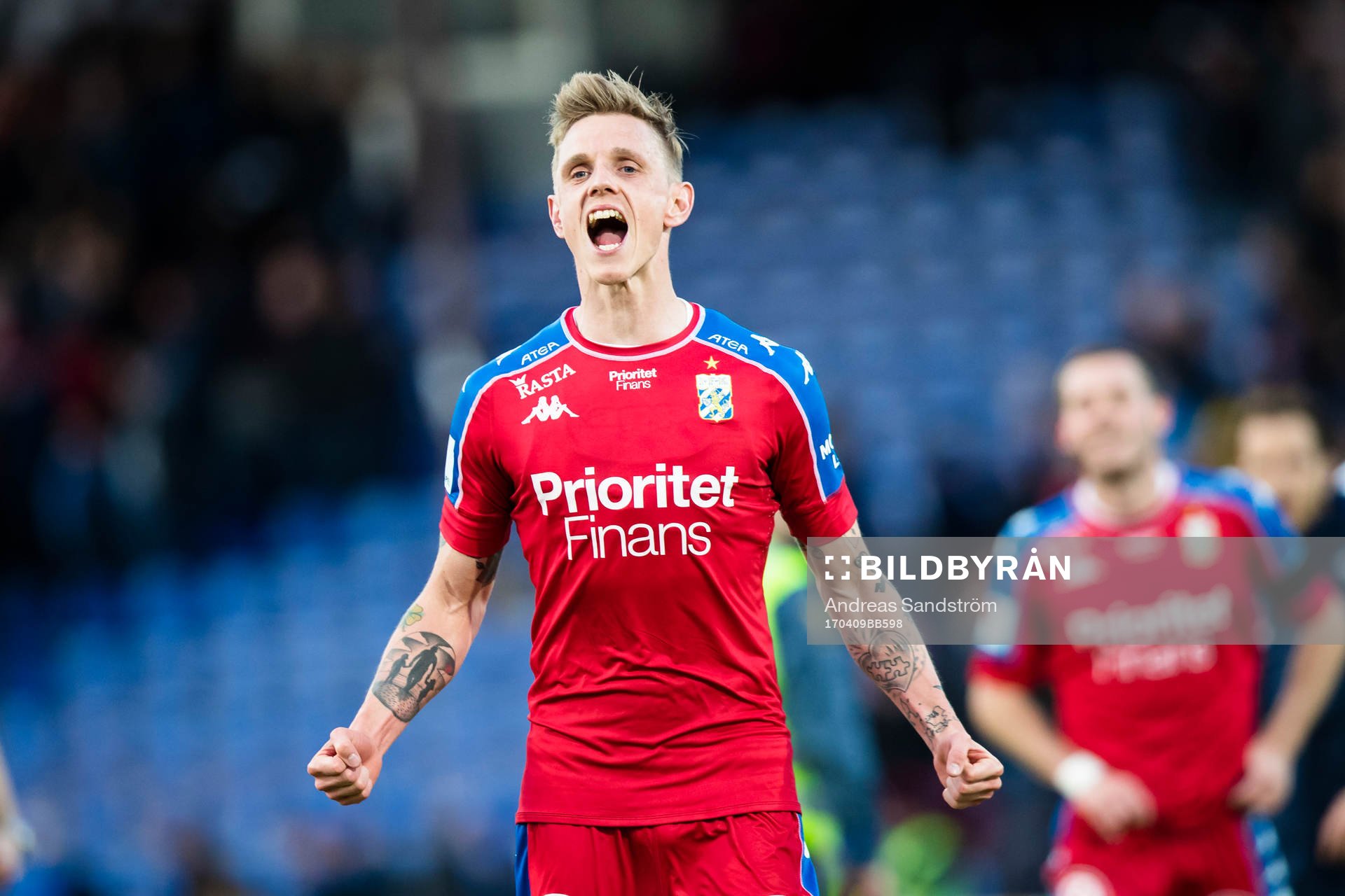 IFK Göteborgs Sören Rieks reagerar