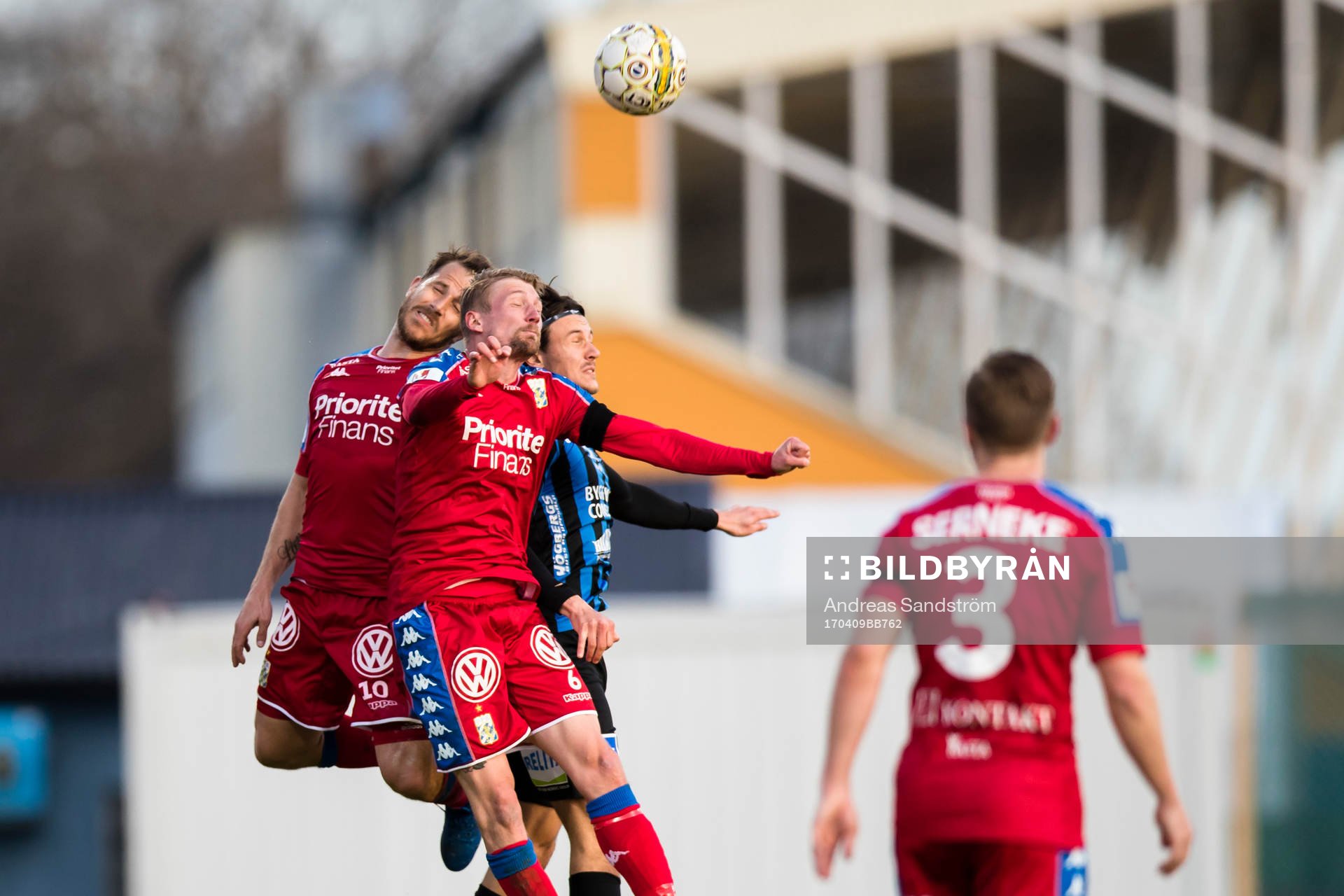IFK Göteborgs Tobias Hysen , Sebastian Eriksson (m) och