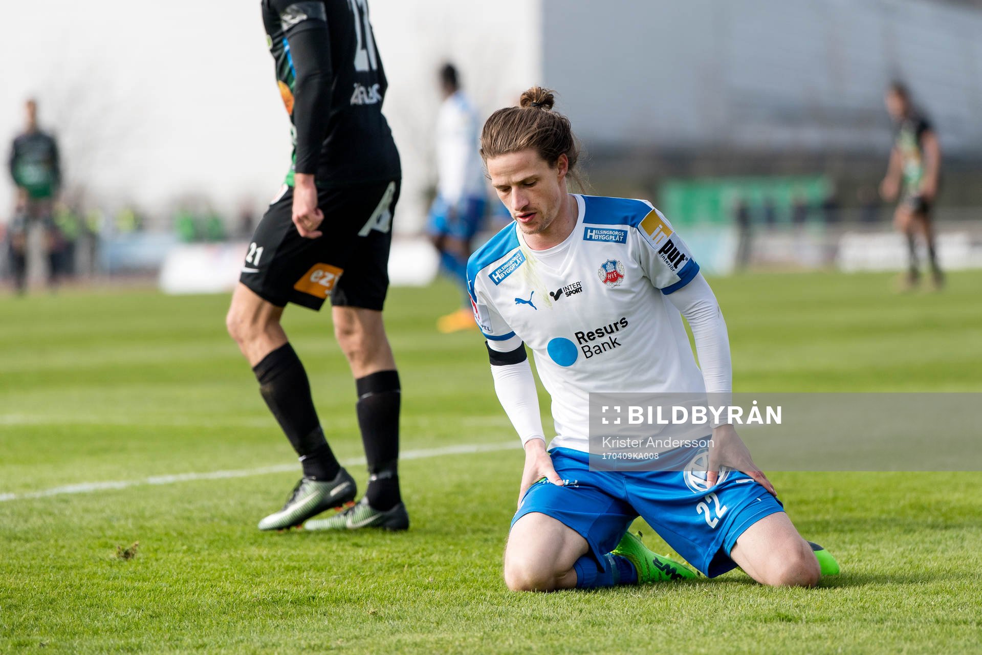Helsingborgs Jesper Lange deppar
