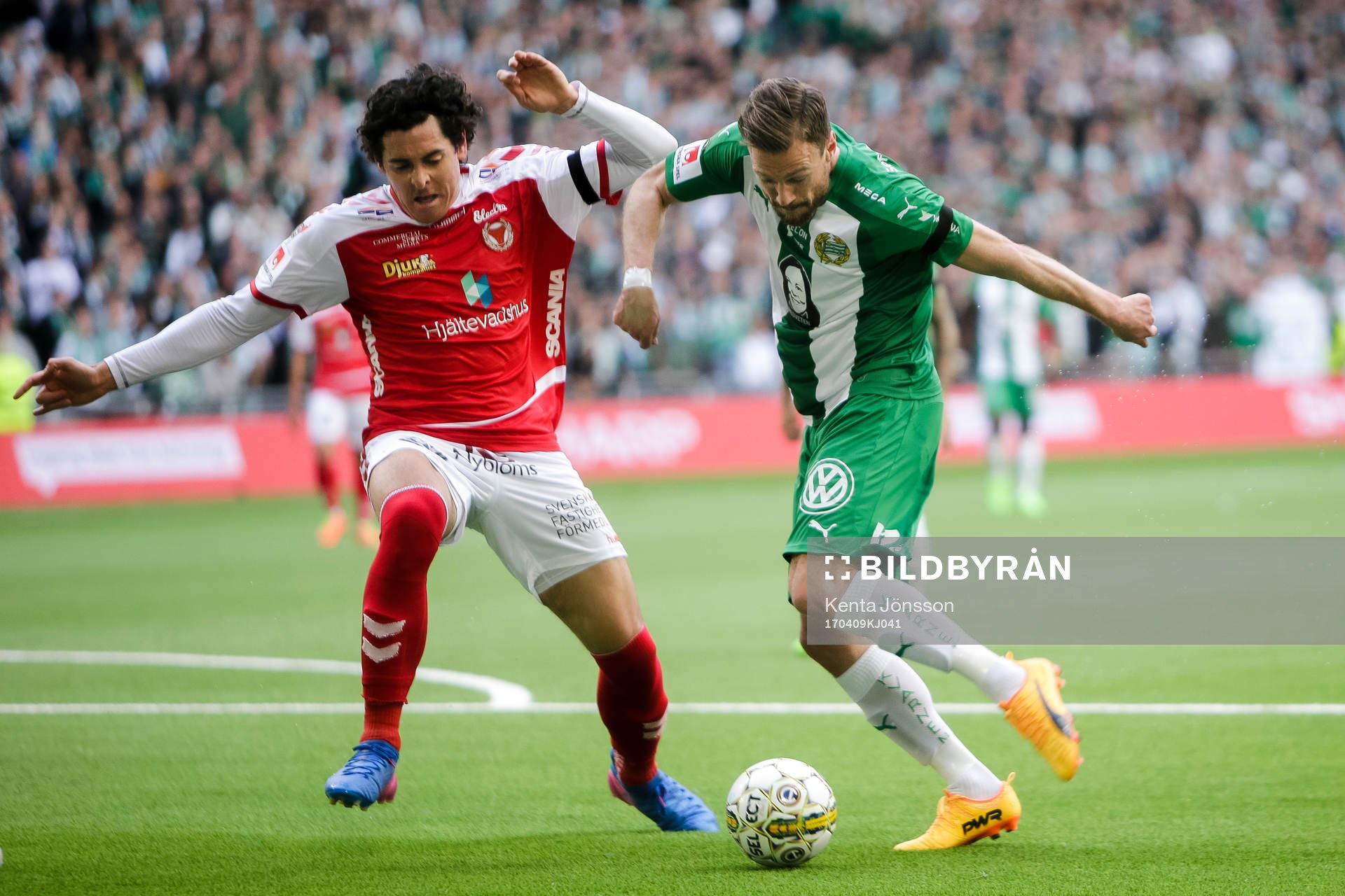 Kalmars Marko Biskupovic och Hammarbys Arnór Smárason