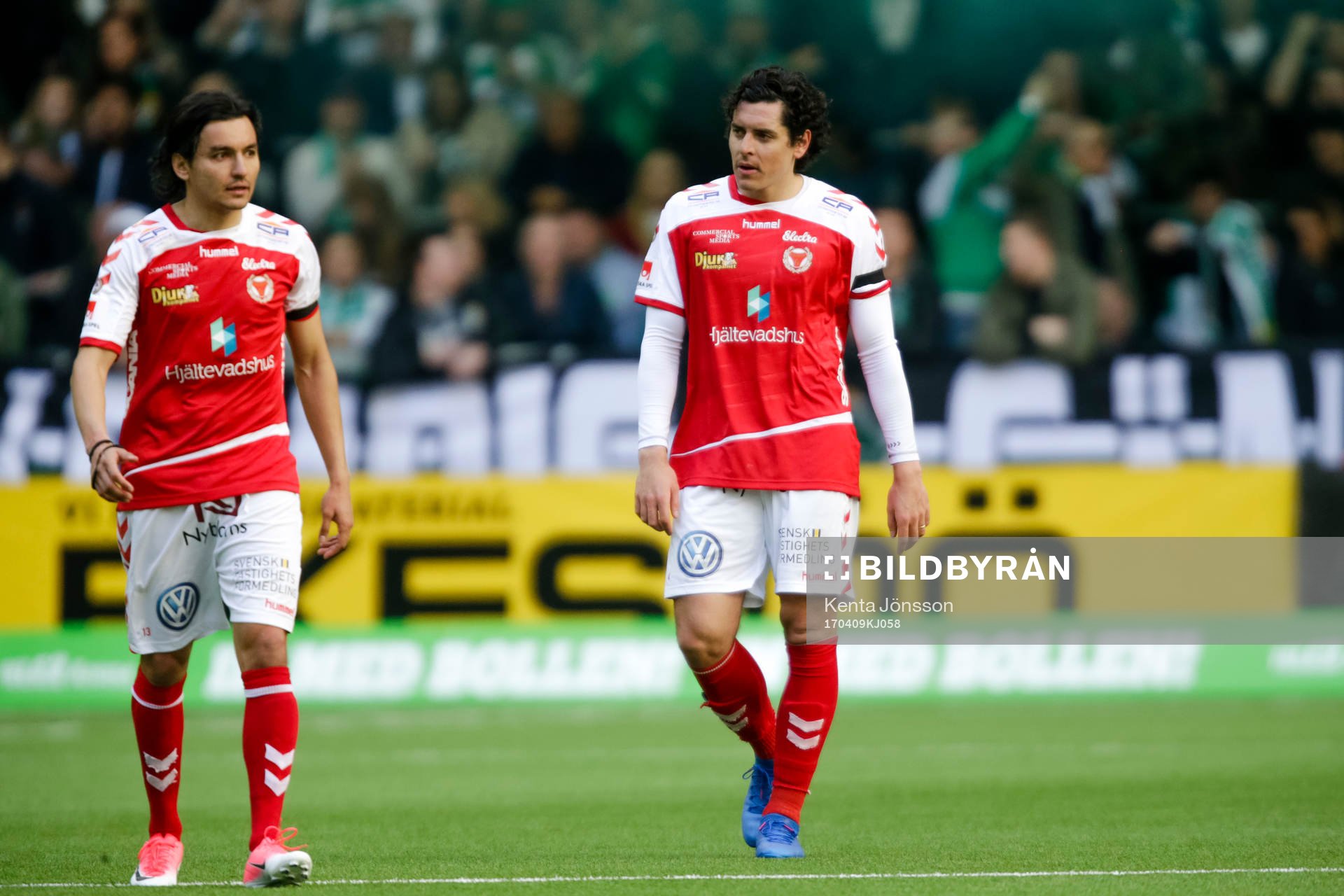 Kalmars Marko Biskupovic och Emin Nouri deppar
