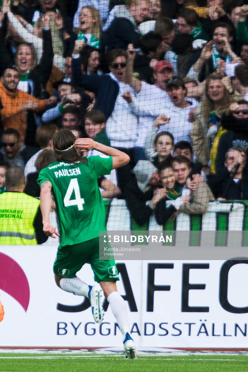 Hammarbys Björn Paulsen jublar