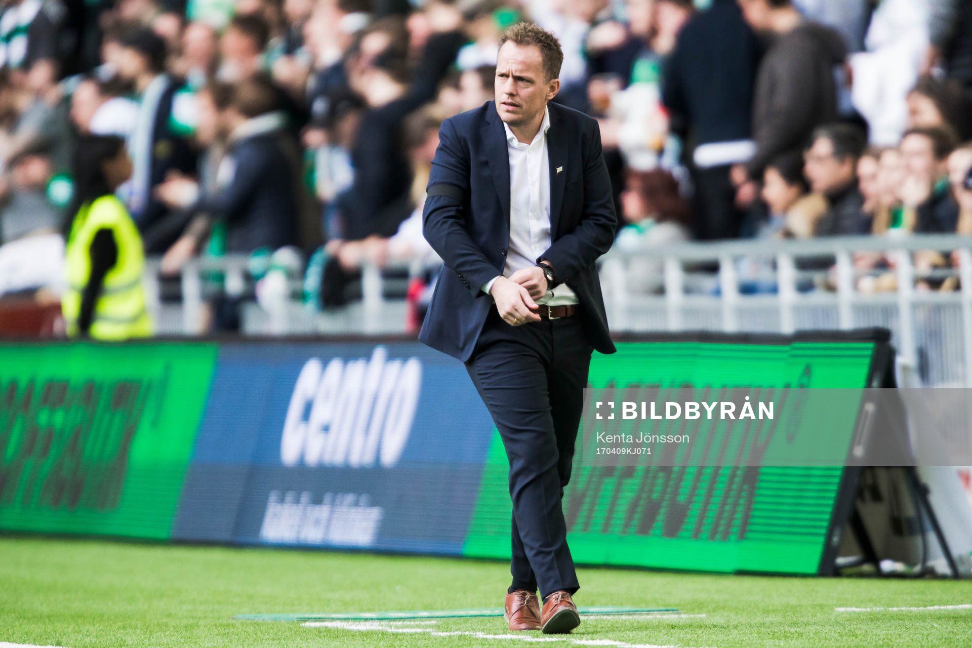 Hammarbys tränare Jakob Michelsen deppar