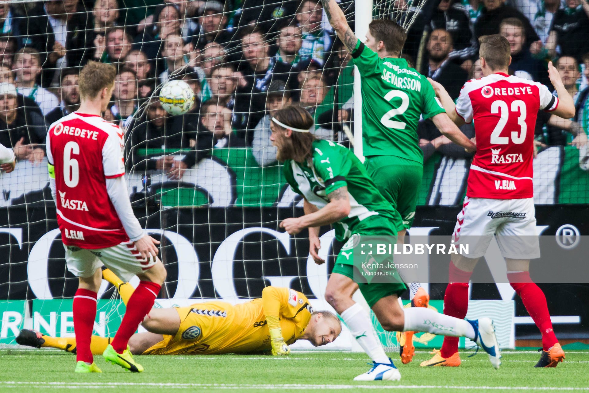 Hammarbys Björn Paulsen gör 1-1