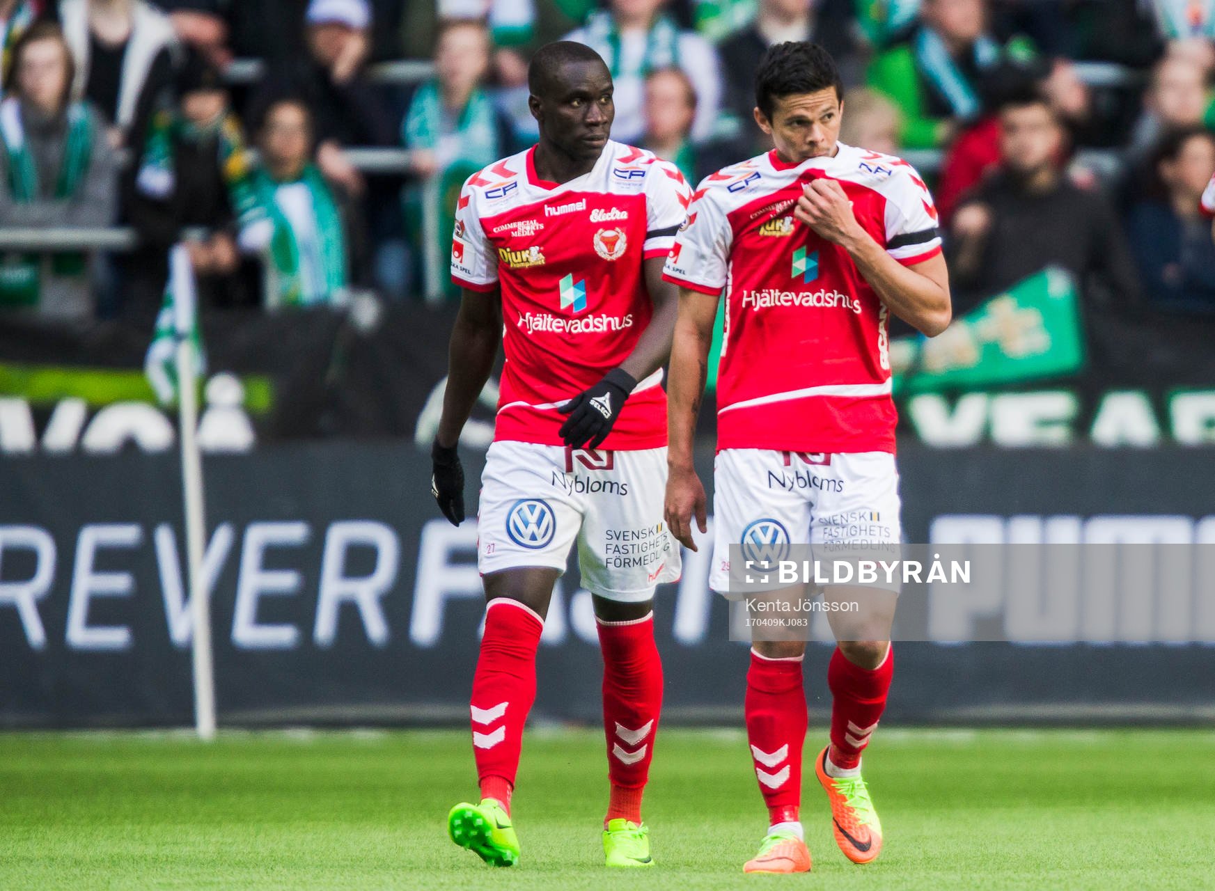 Kalmars Papa Alioune Diouf och Romário Pereira Sipiao