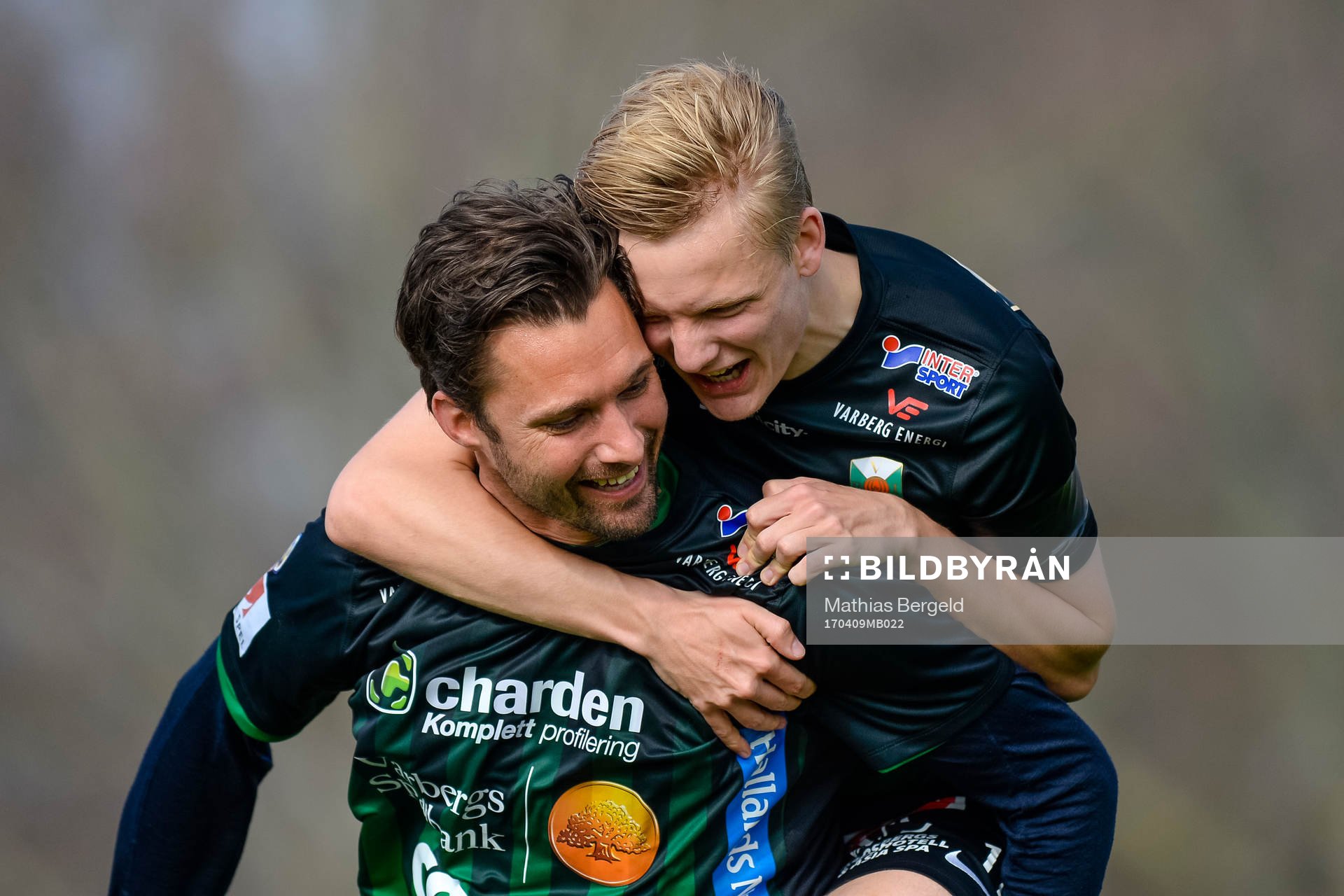 Varbergs Peter Nyström och Billy Nordström jublar