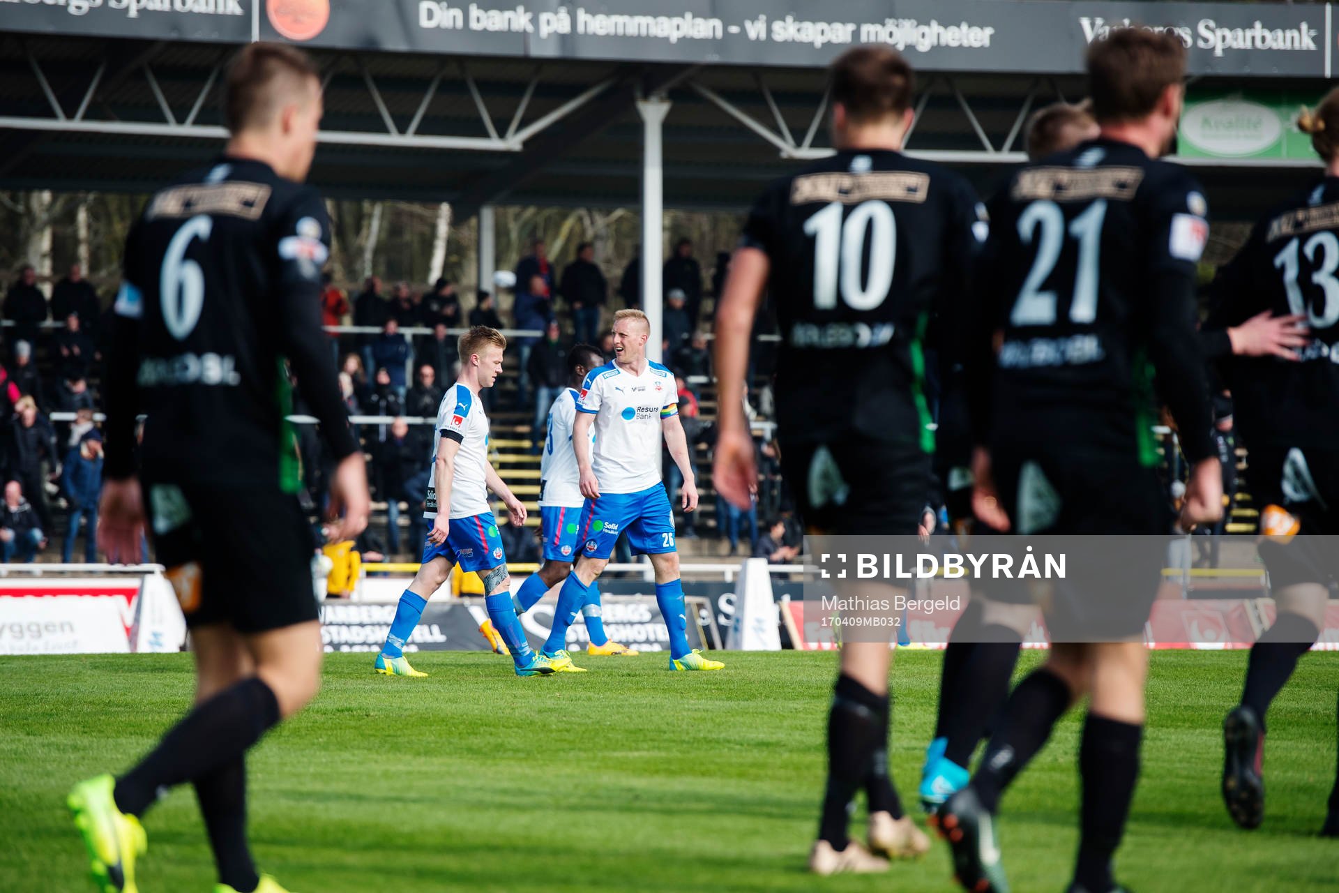 Helsingborgs Andreas Landgren och Peter Larsson deppar