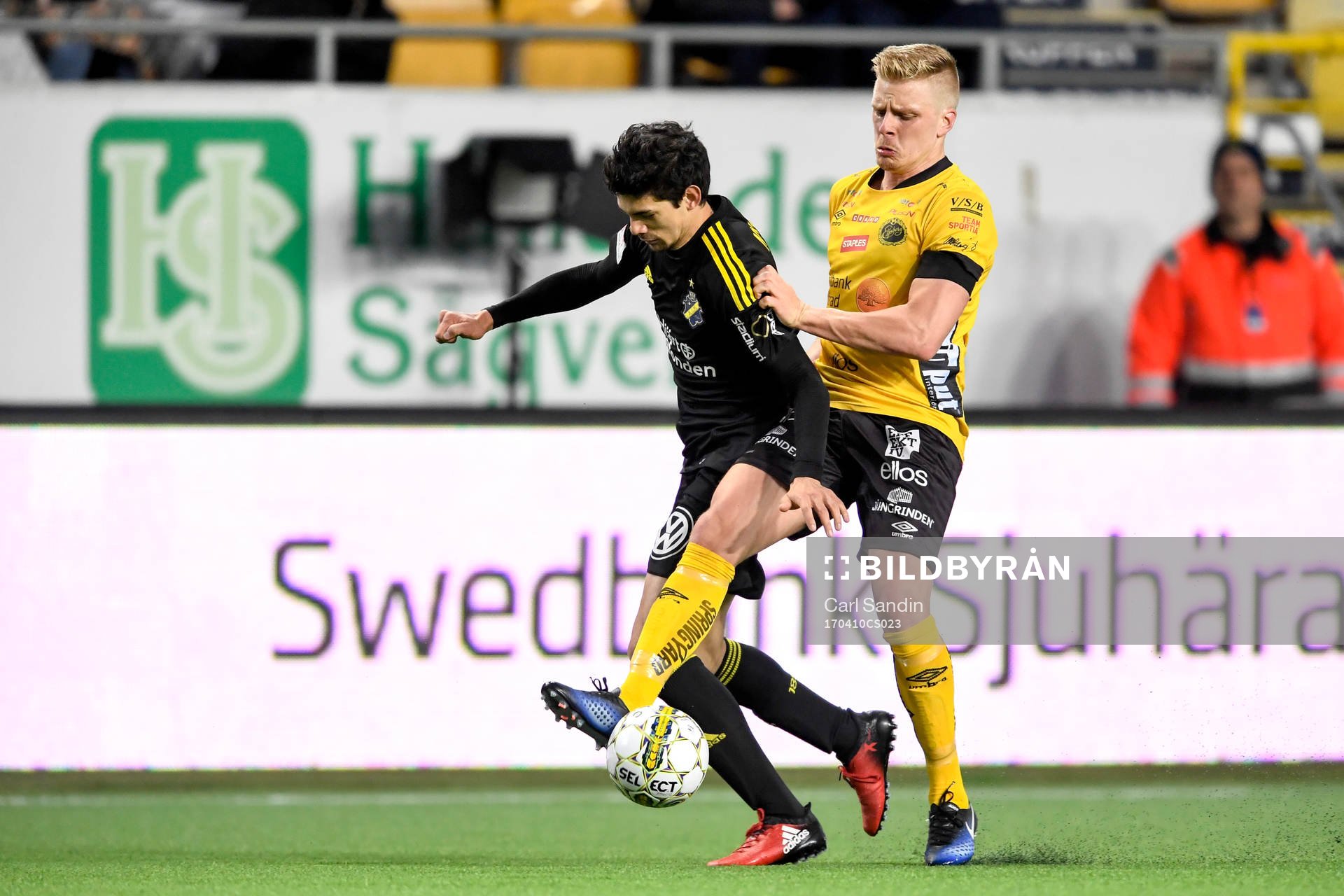 s Jesper Nyholm och Elfsborgs Per Frick