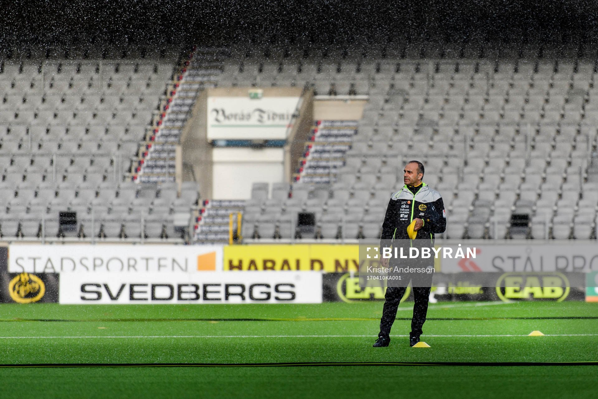 Elfsborgs tränare Jan Mian före fotbollsmatchen i