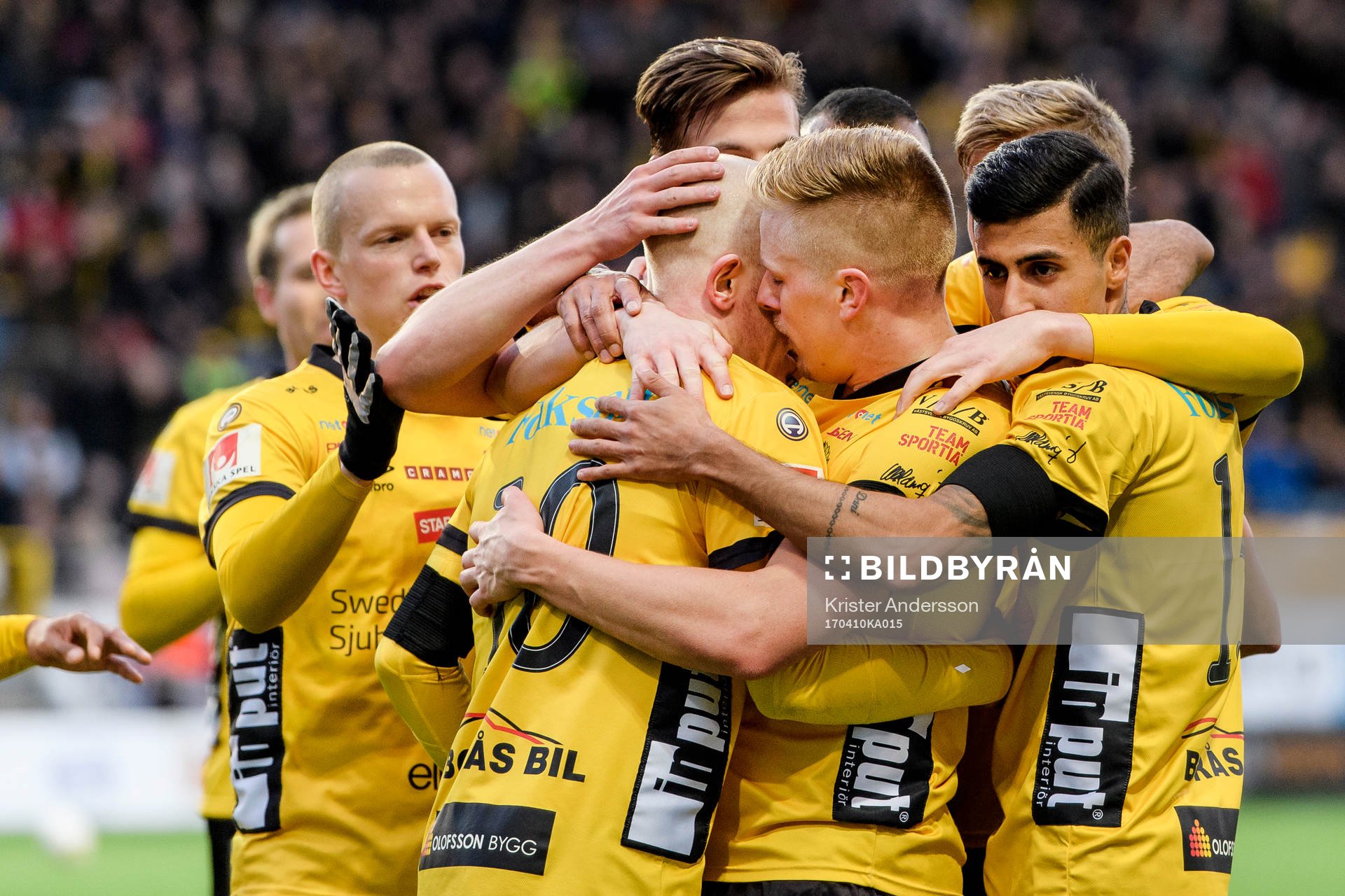 Elfsborgs spelare jublar