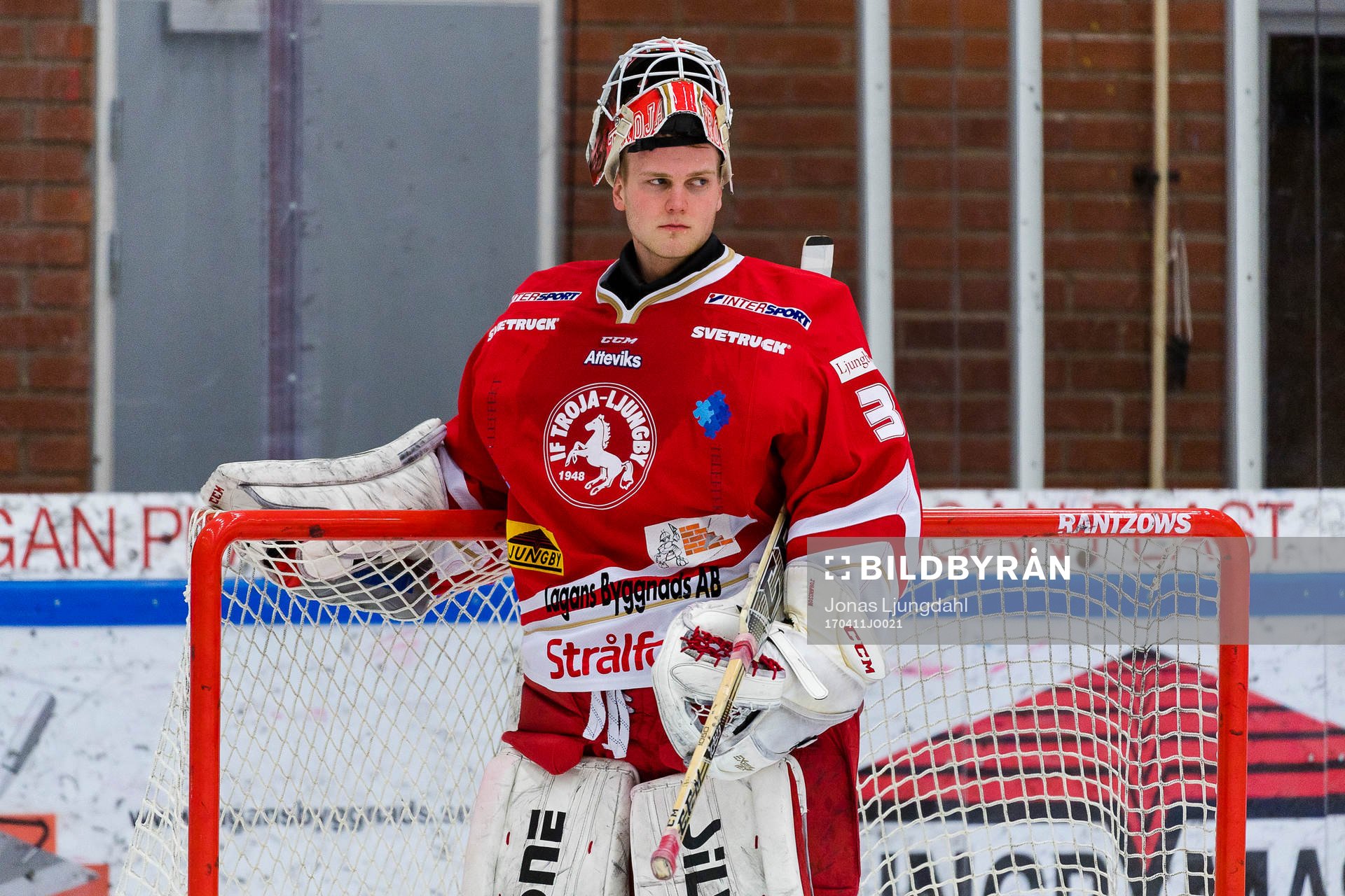 Trojas målvakt Robin Johansson