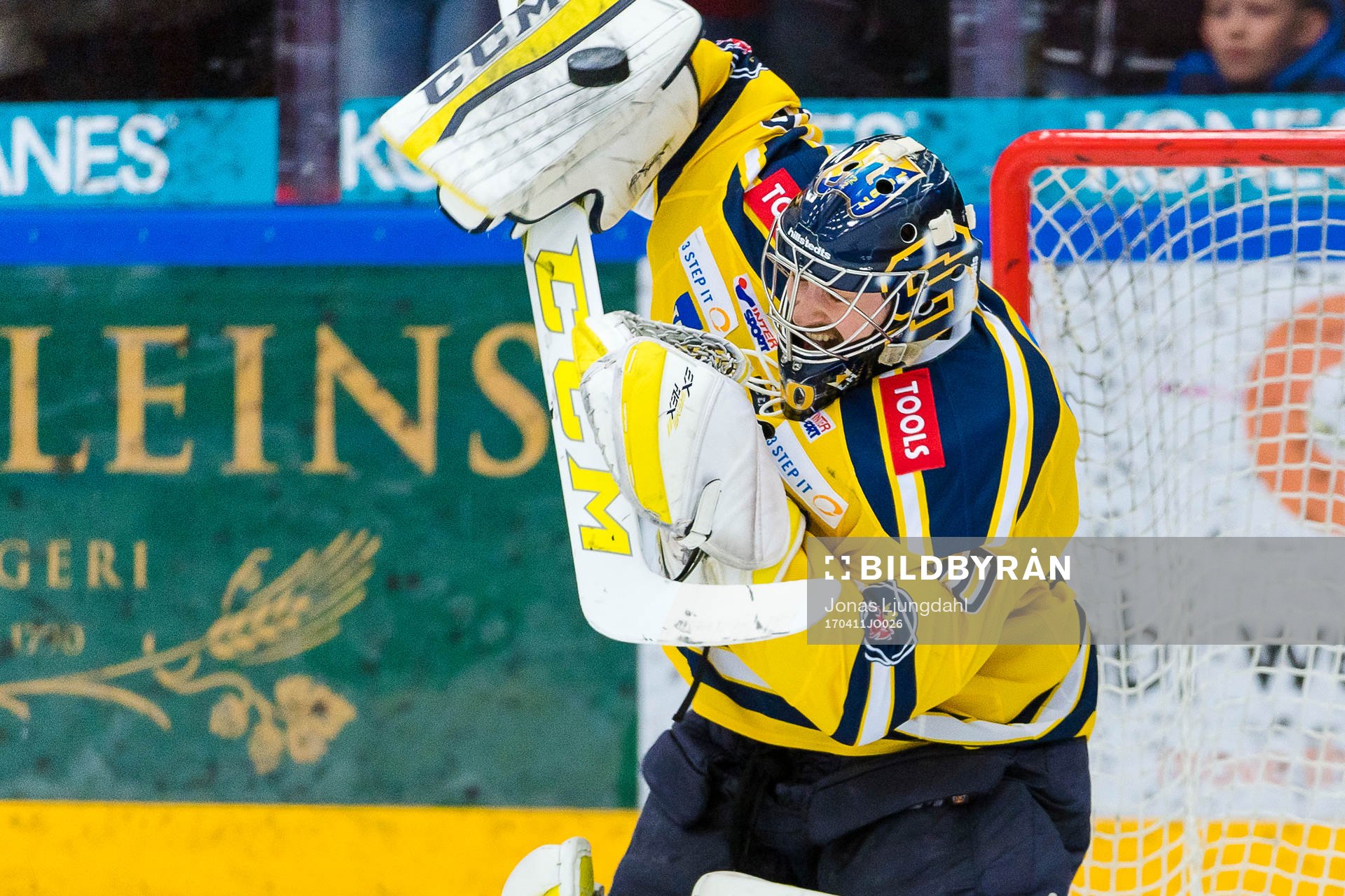 Södertäljes målvakt Alexander Sahlin