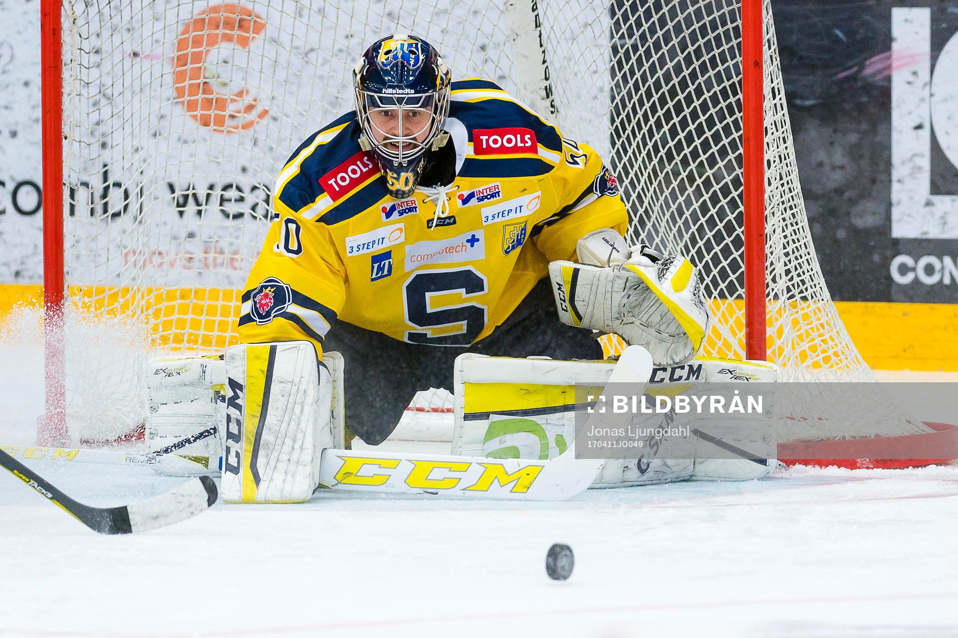 Södertäljes målvakt Alexander Sahlin