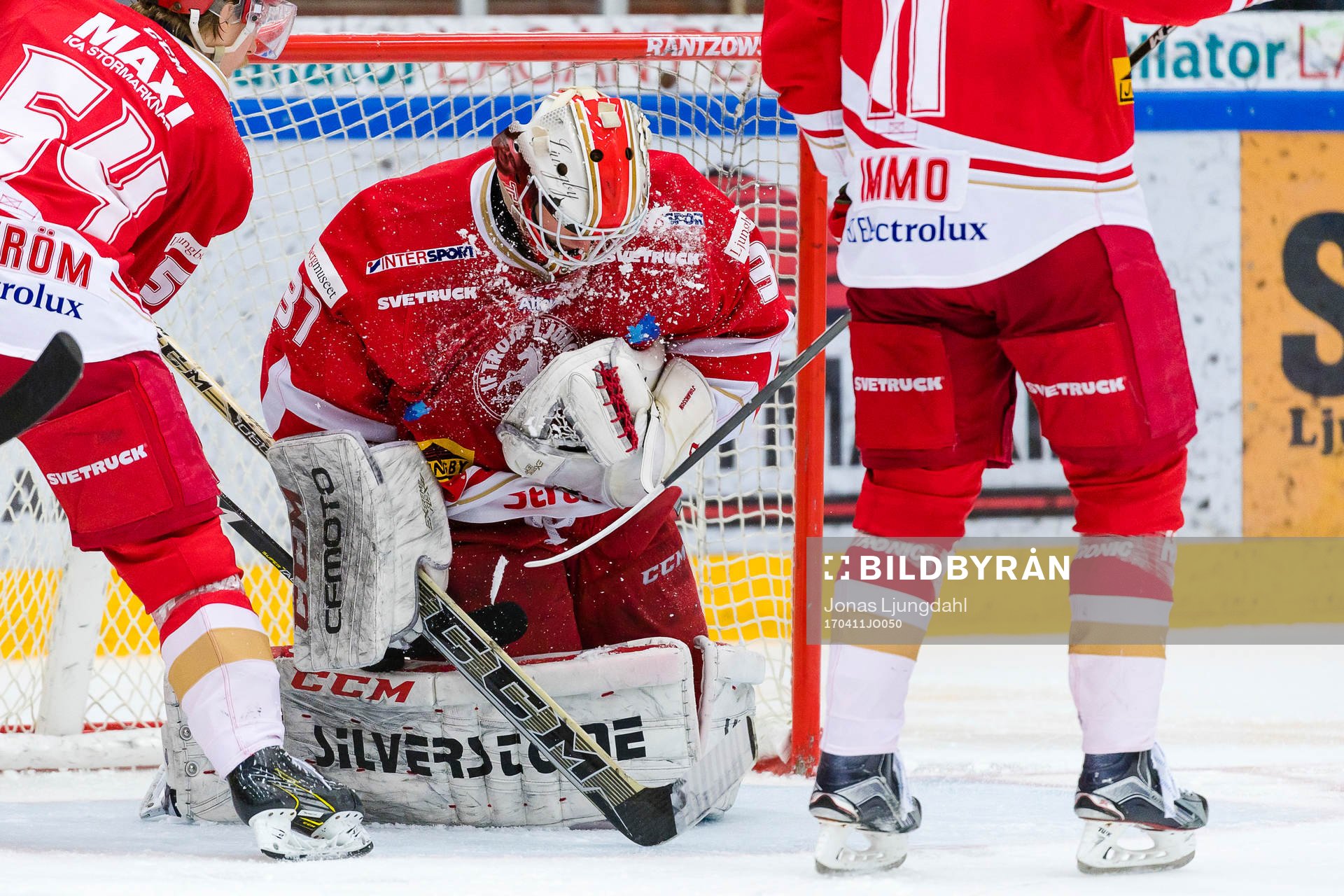 Trojas målvakt Robin Johansson