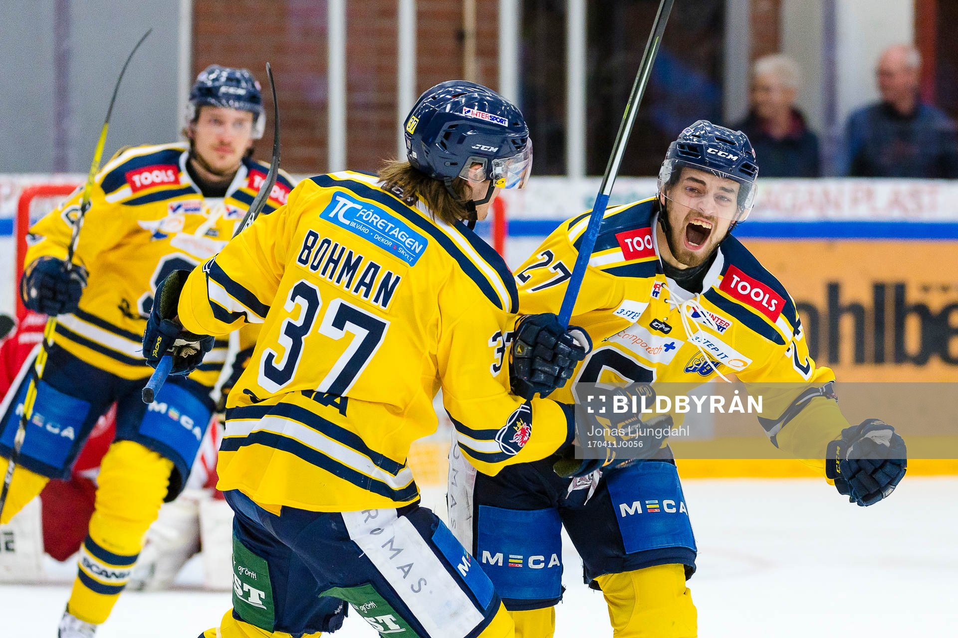 Södertäljes Felix Maegaard-Scheel jublar