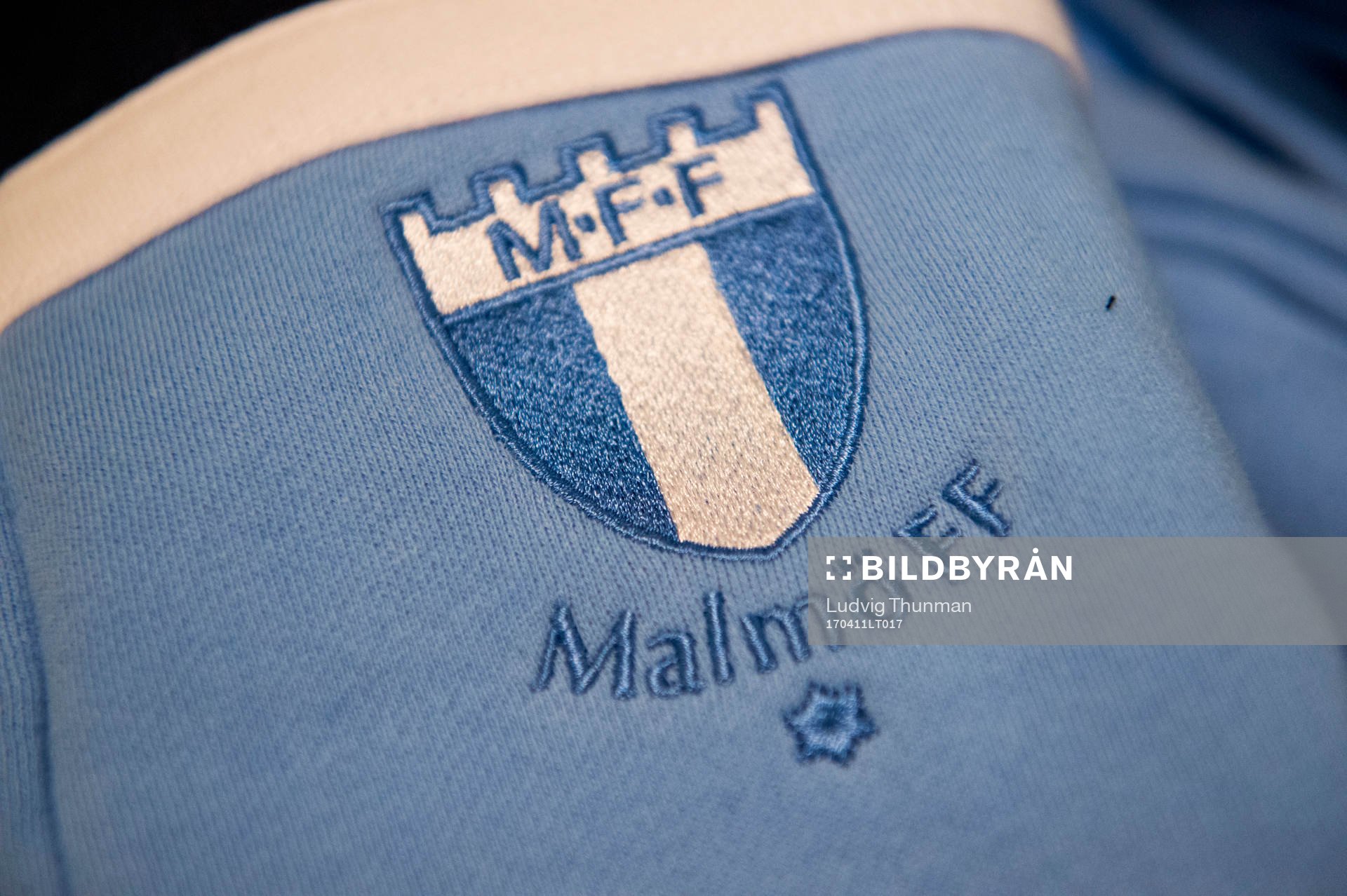 Malmö FFs klubblogotype på en tröja