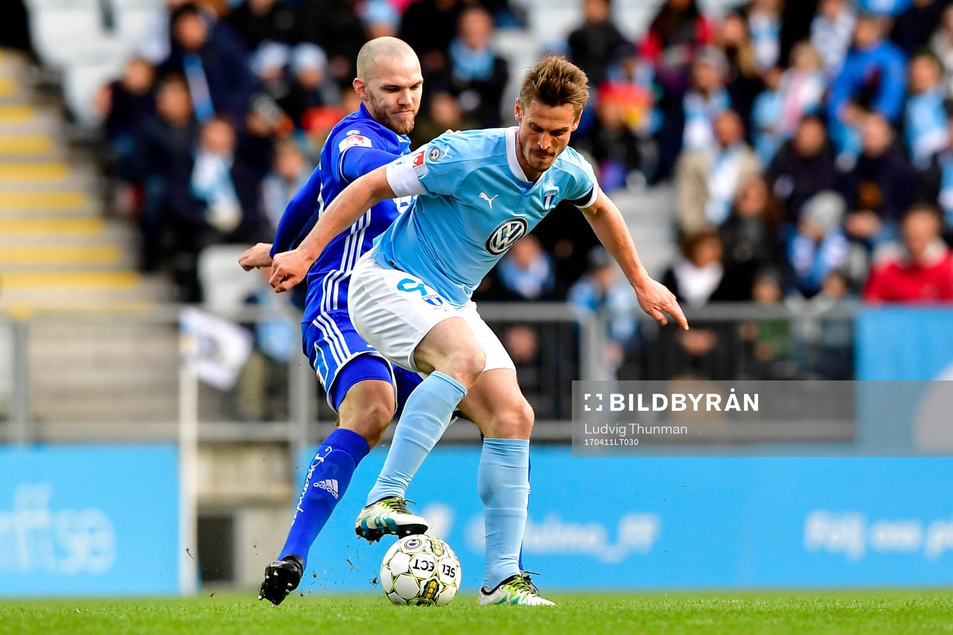 Sundsvalls Lars Krogh Gerson och Malmö FFs Markus Rosenberg