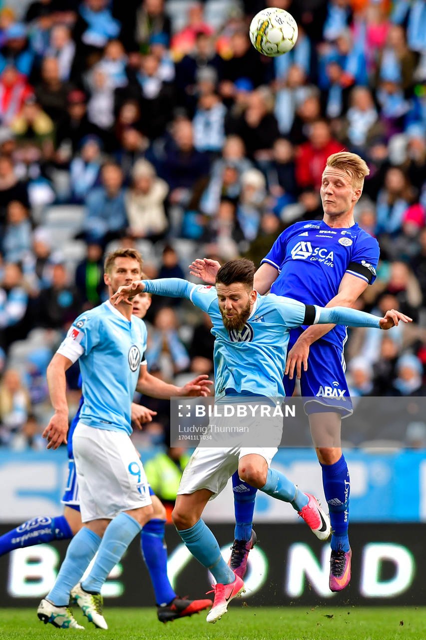 Sundsvalls Juho Porttijoki och Malmö FFs Erdal Rakip