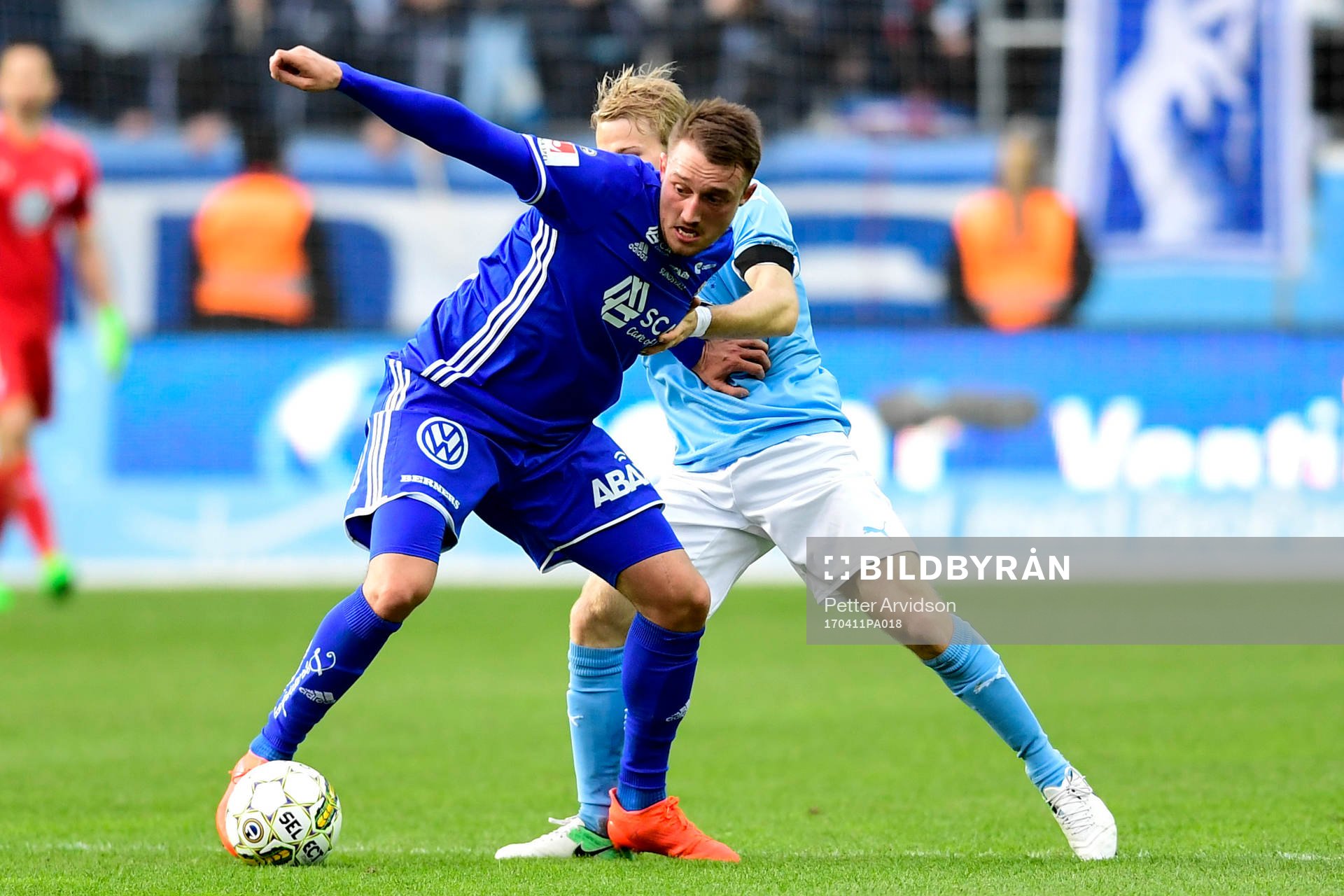 Sundsvalls Smajl Suljevic och Malmö FFs Oscar Lewicki