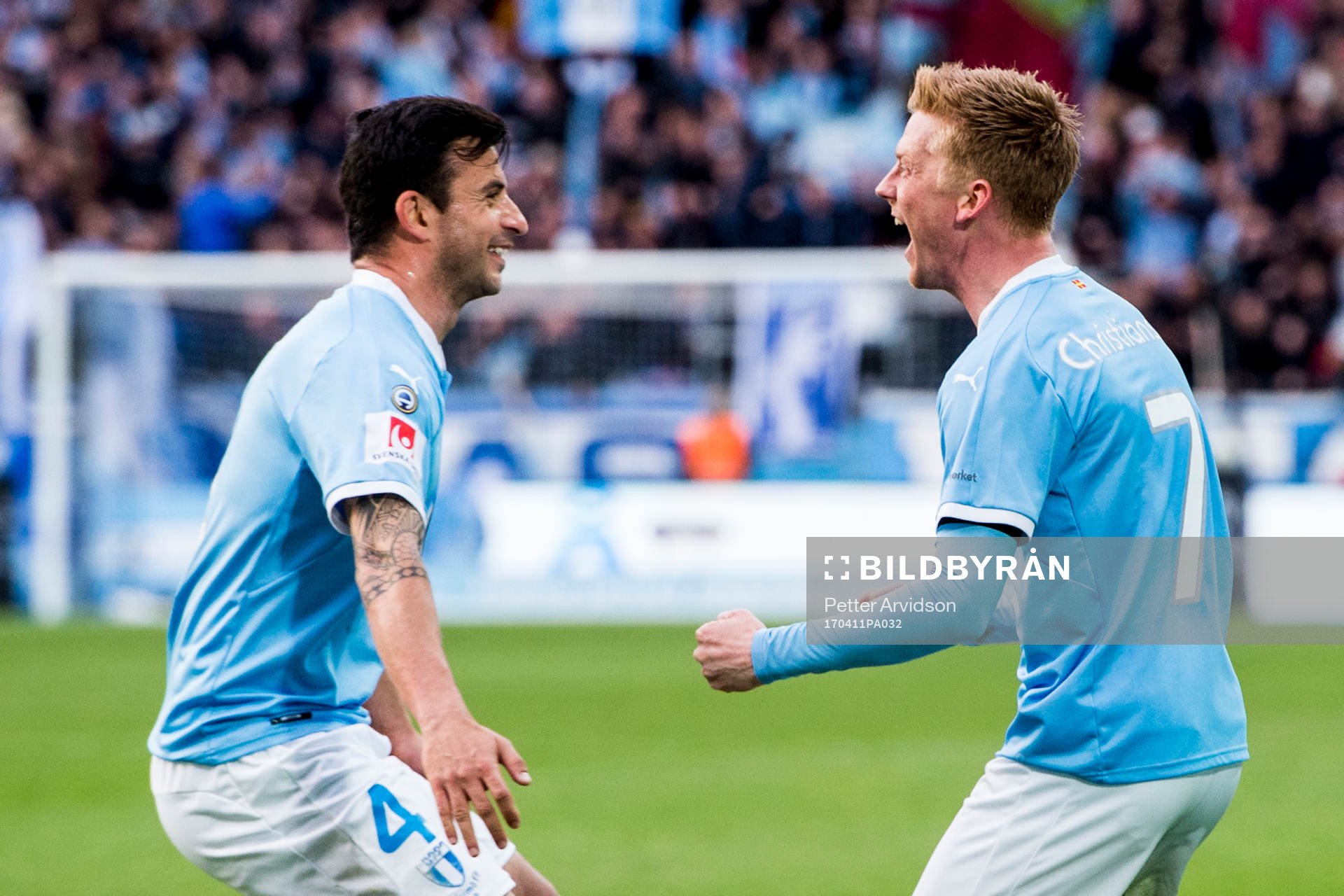 Malmö FFs Behrang Safari jublar