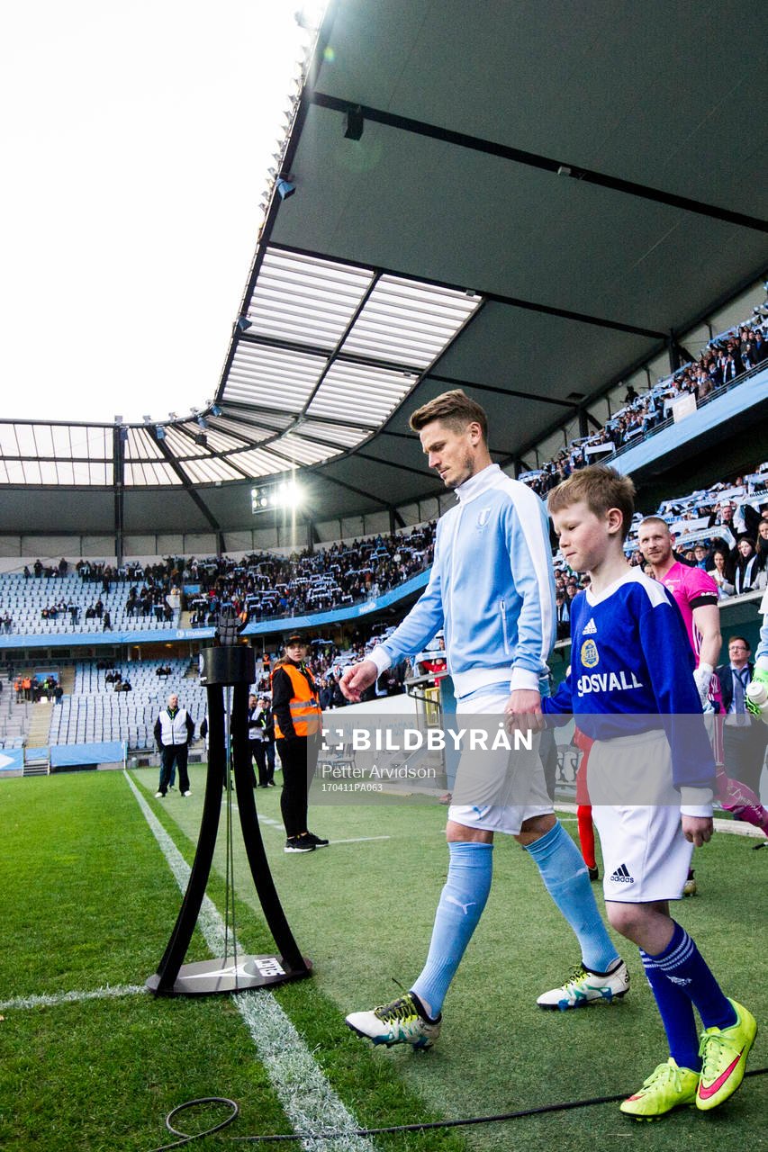 Malmö FFs Markus Rosenberg gör entré