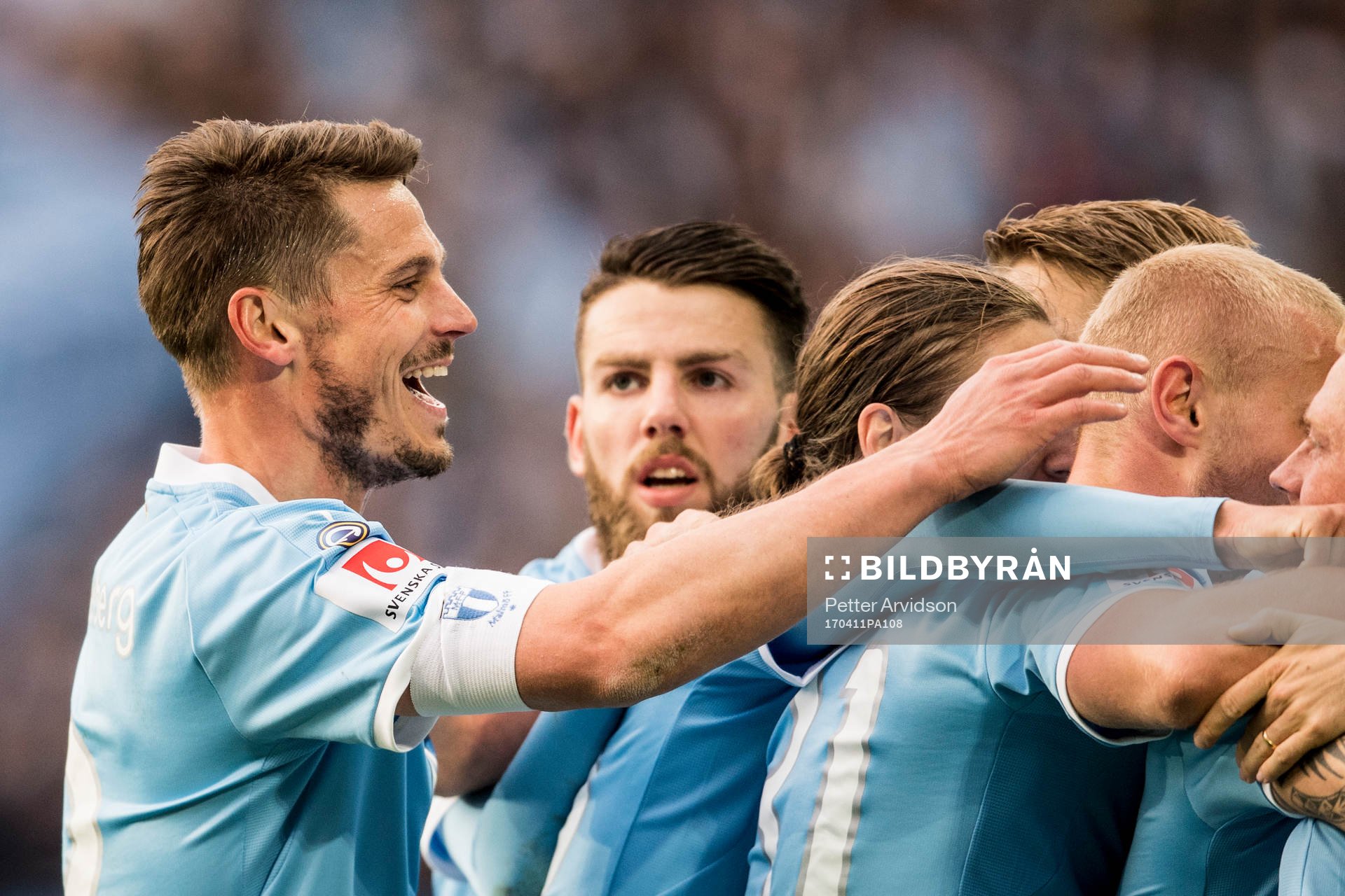 Malmö FFs Markus Rosenberg jublar