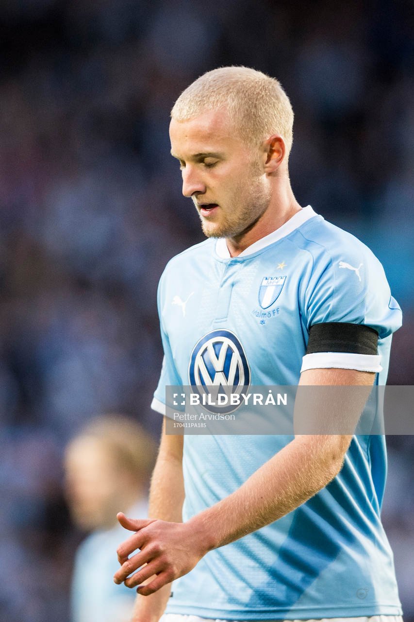 Malmö FFs Franz Brorsson deppar