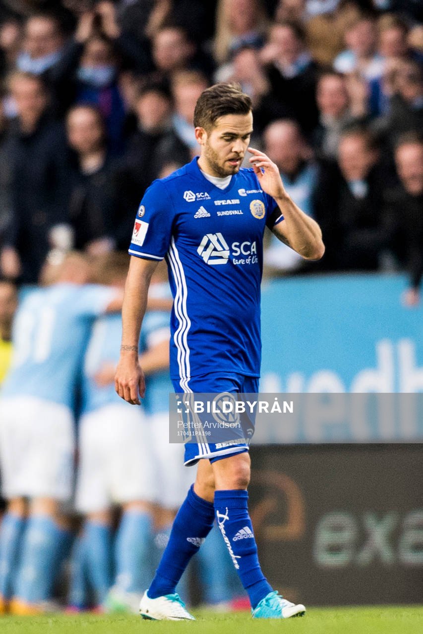 Sundsvalls Kristinn Steindorsson deppar