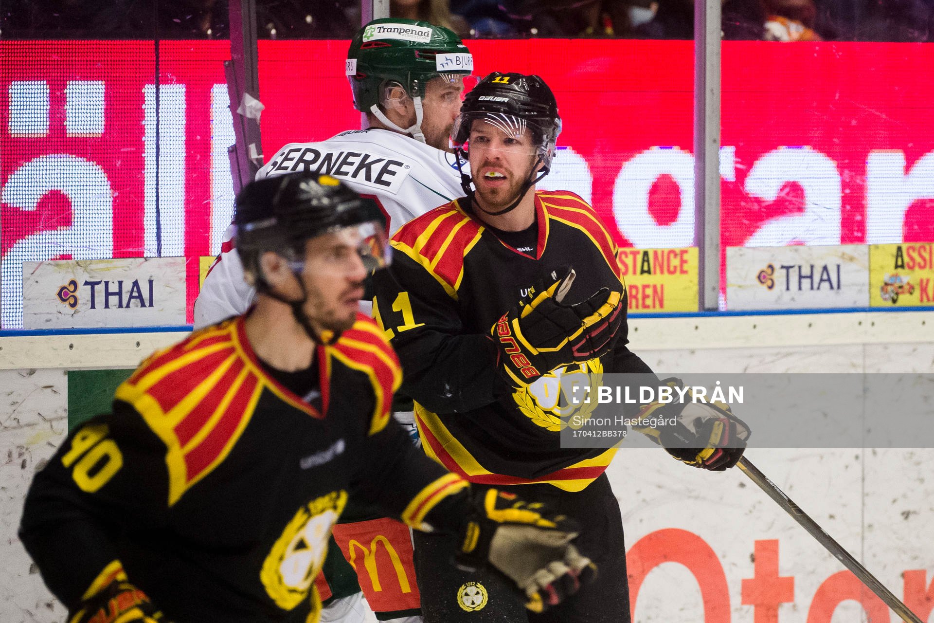 Brynäs Kevin Clark reagerar på domslut
