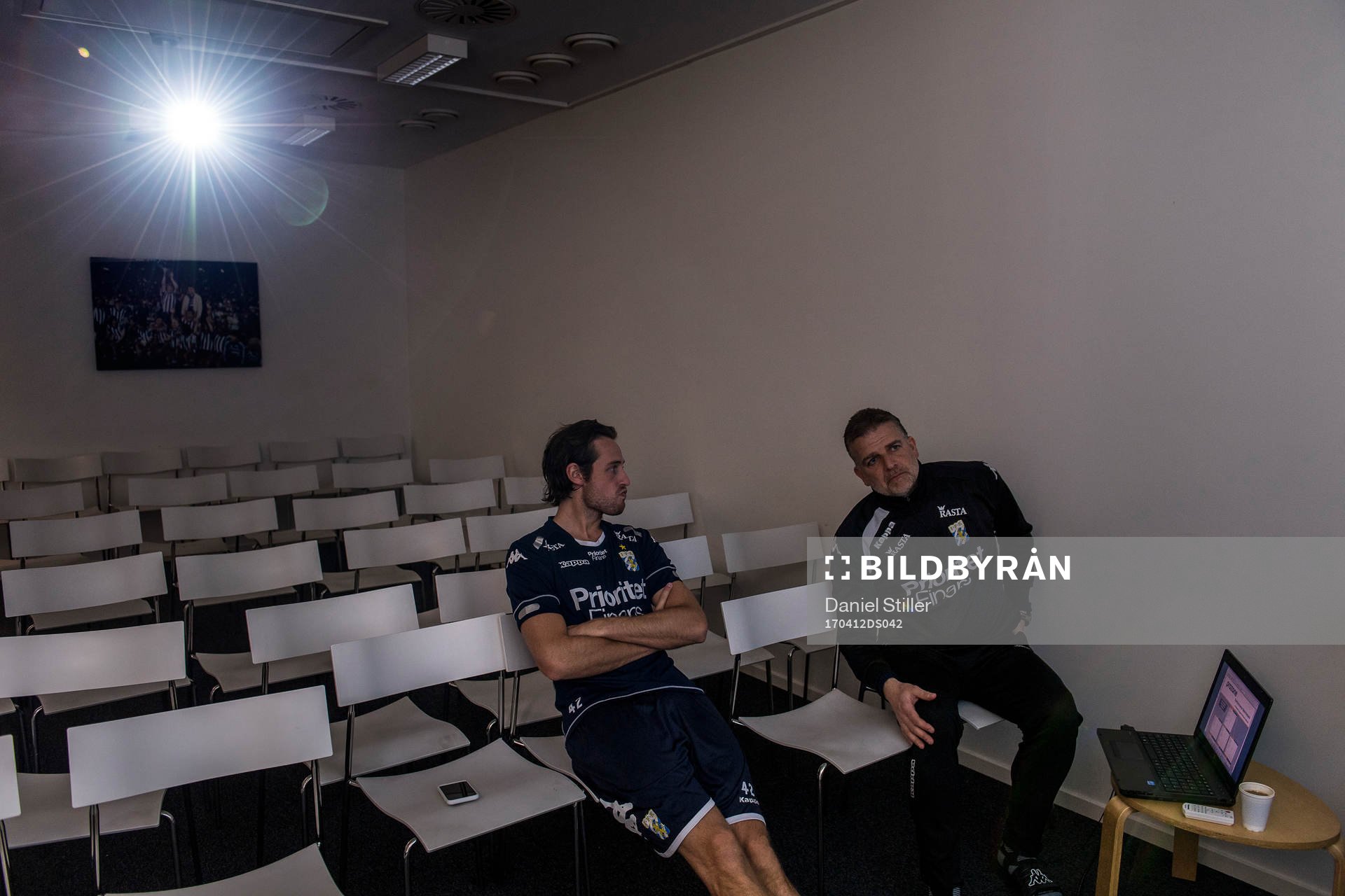 Mikkel Diskerud och assisterande tränare Magnus Edlund