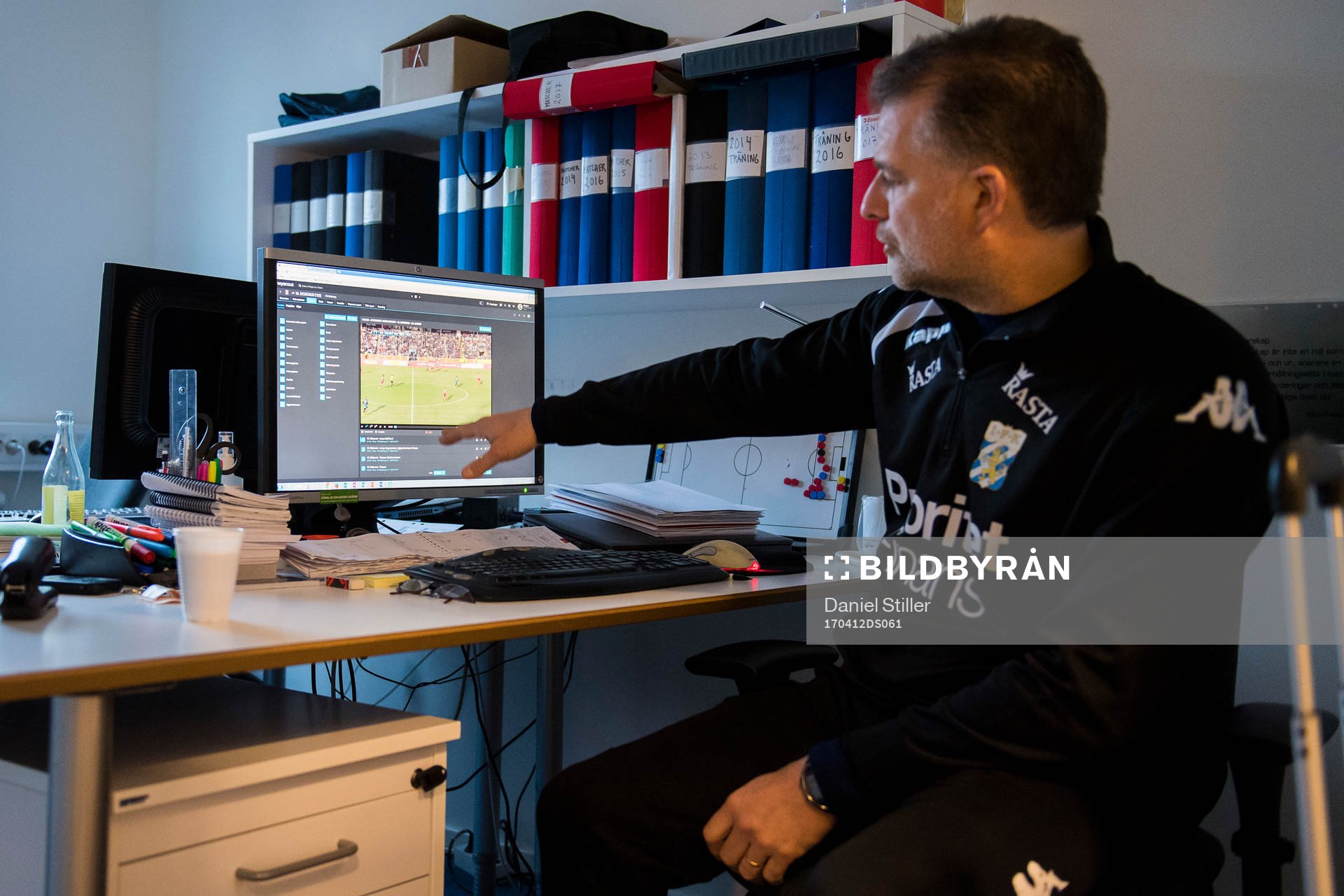Assisterande tränare Magnus Edlund på Kamratgården