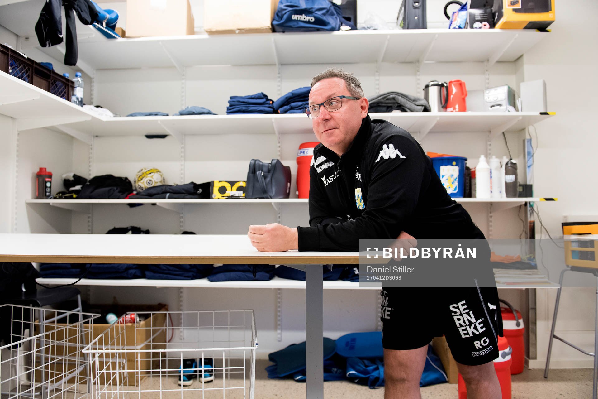Materialförvaltare Rolf Gustavsson på Kamratgården