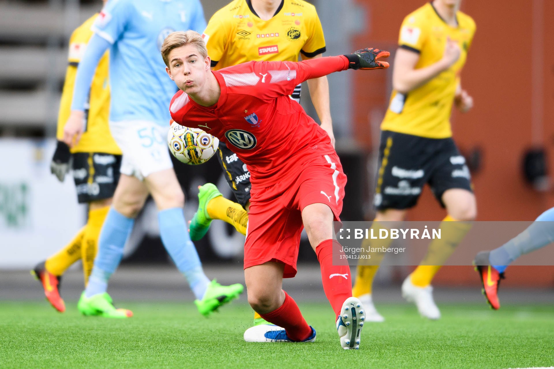 Malmö FFs målvakt Mathias Nilsson