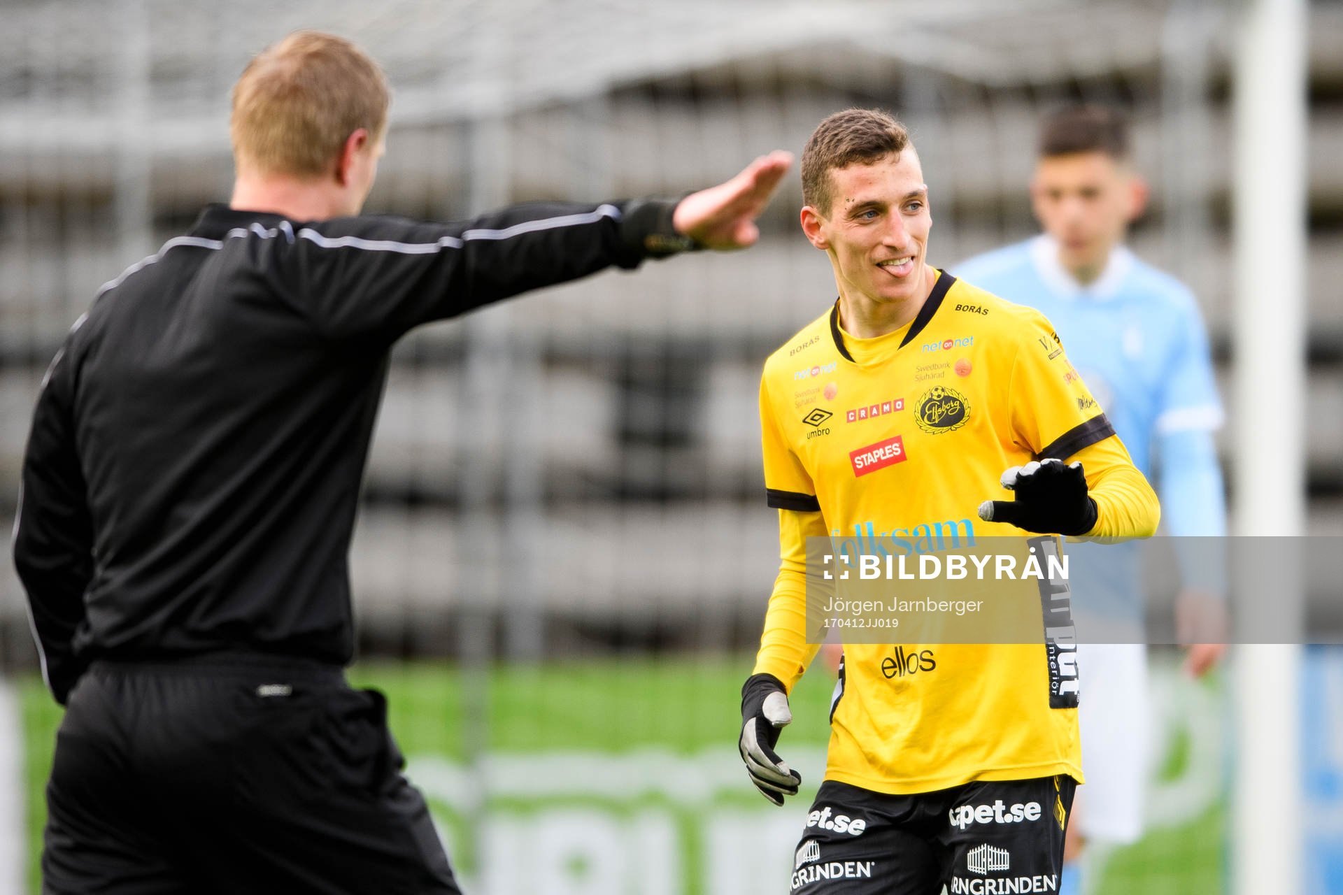 Elfsborgs Arian Kabashi jublar