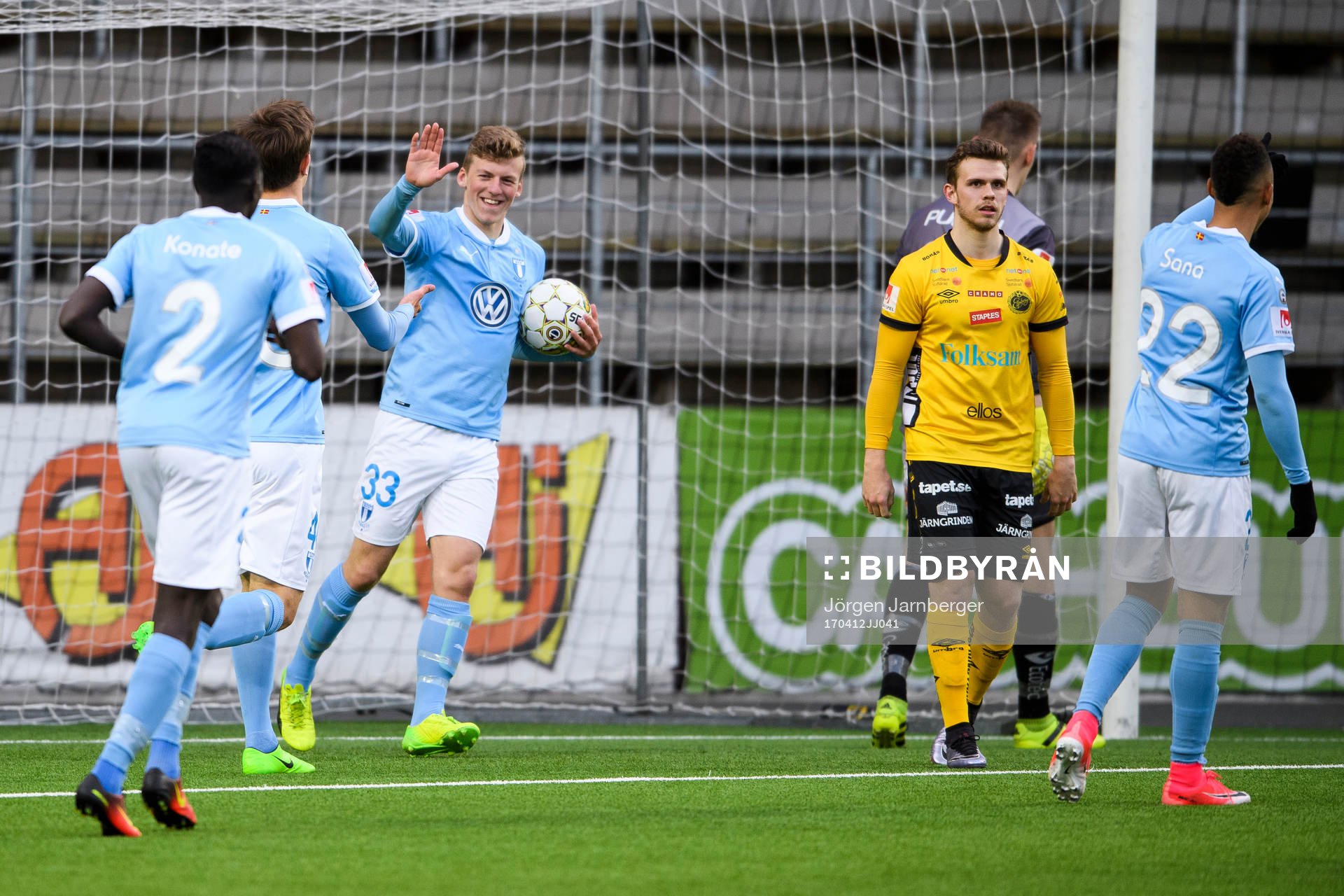 Malmö FFs Teddy Bergqvist jublar