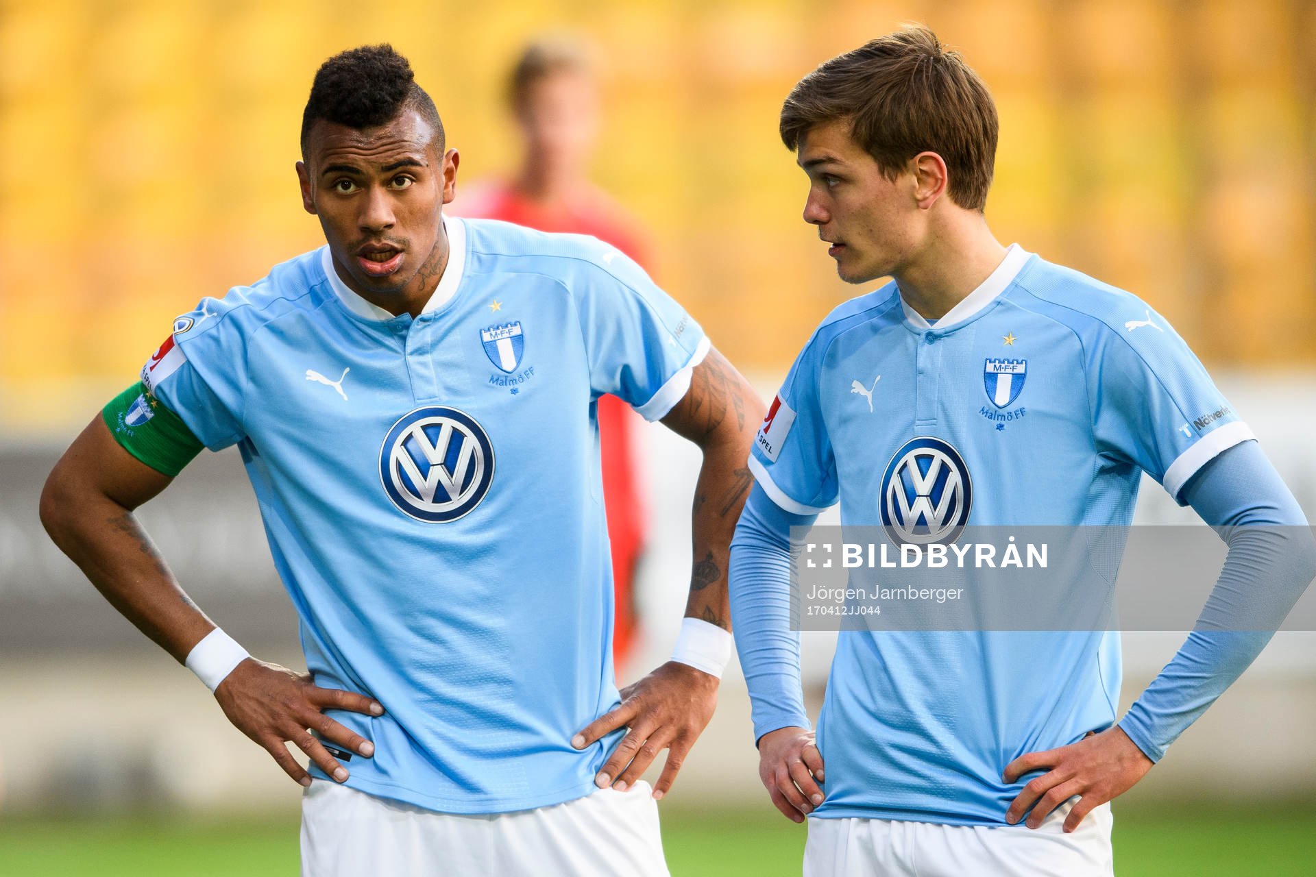Malmö FFs Luis Felipe Carvalho da Silva och Pavle Vagic
