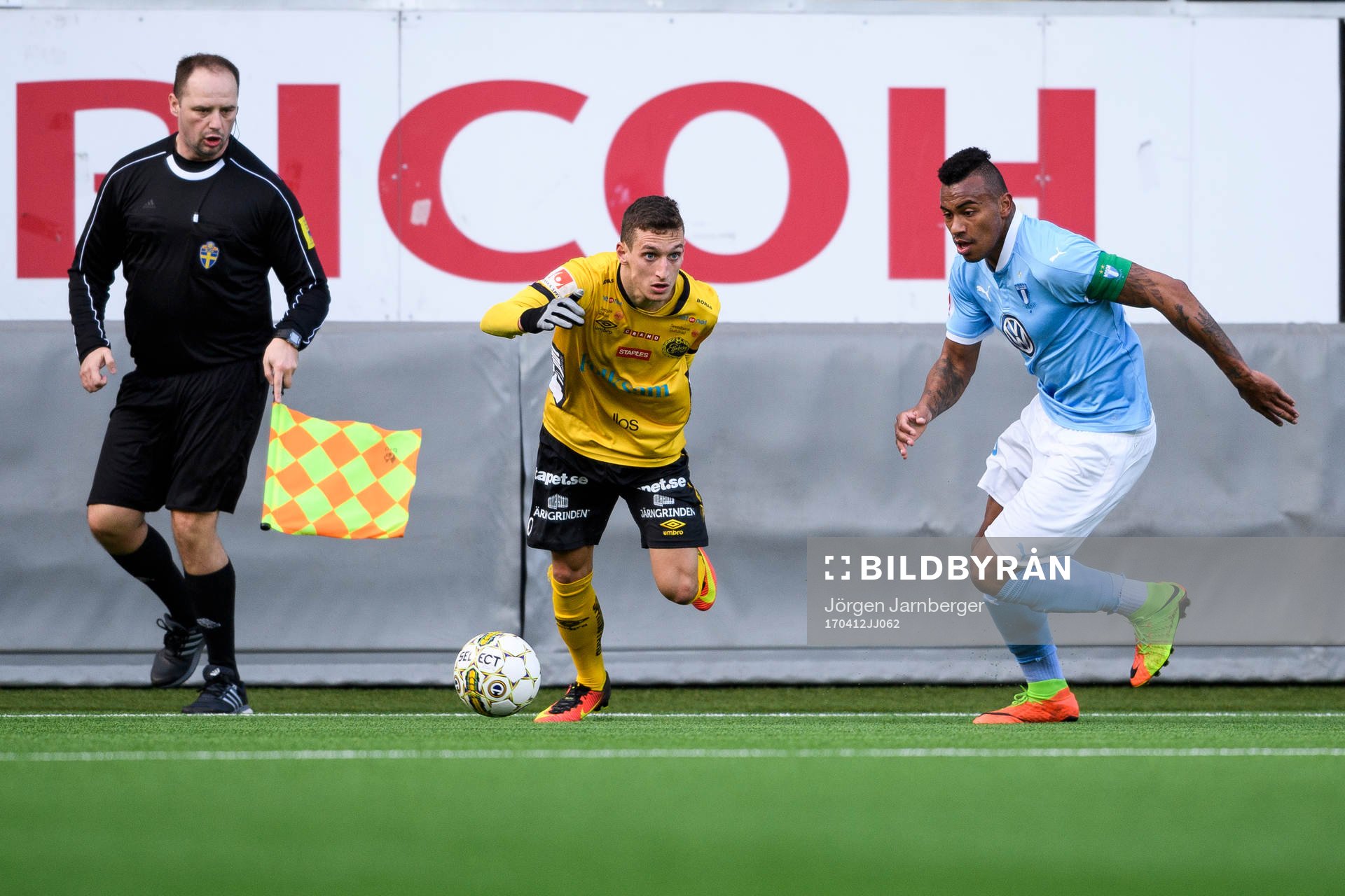 Elfsborgs Arian Kabashi och Malmö FFs Luis Felipe Carvalho