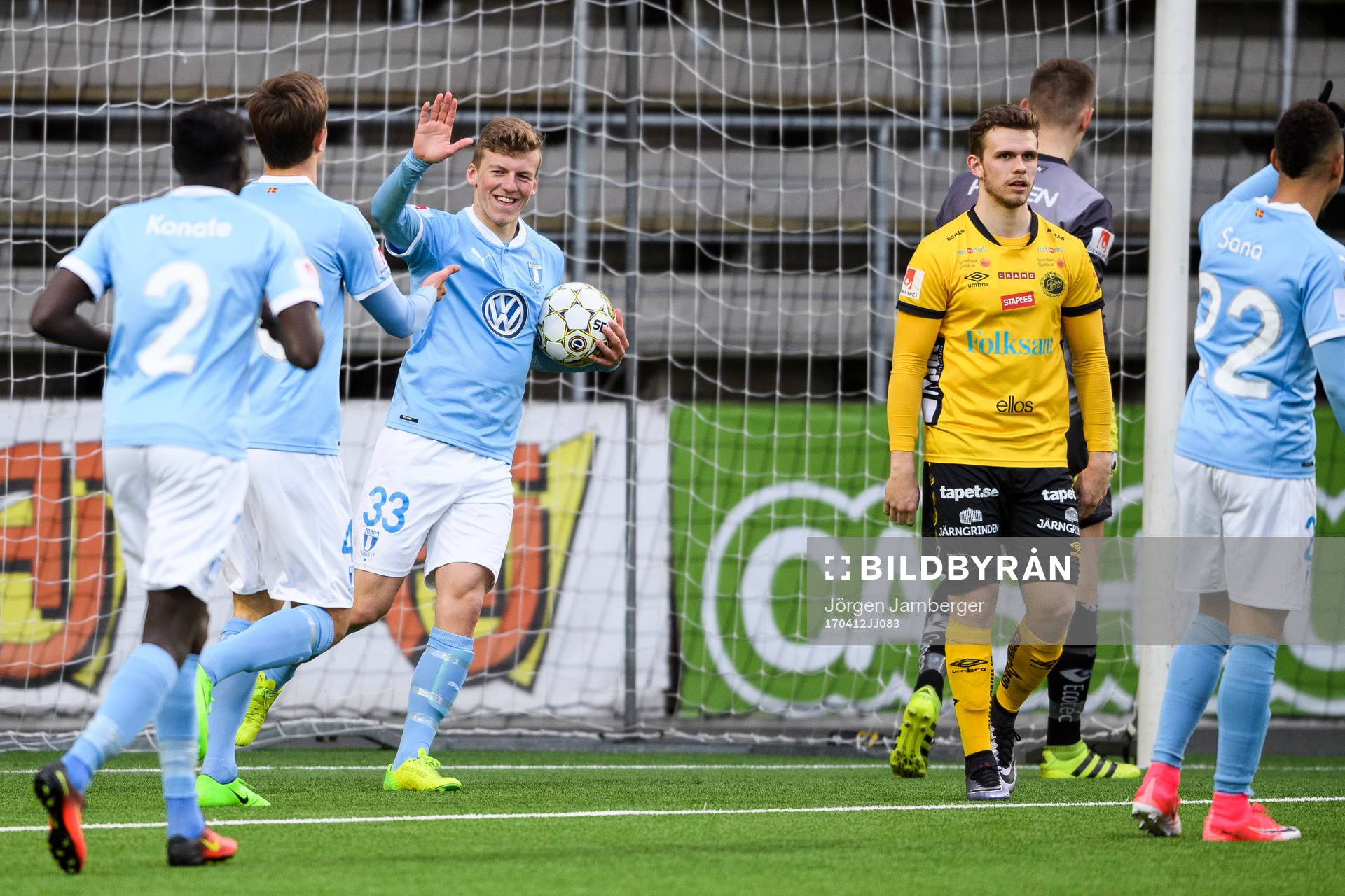 Malmö FFs Teddy Bergqvist jublar