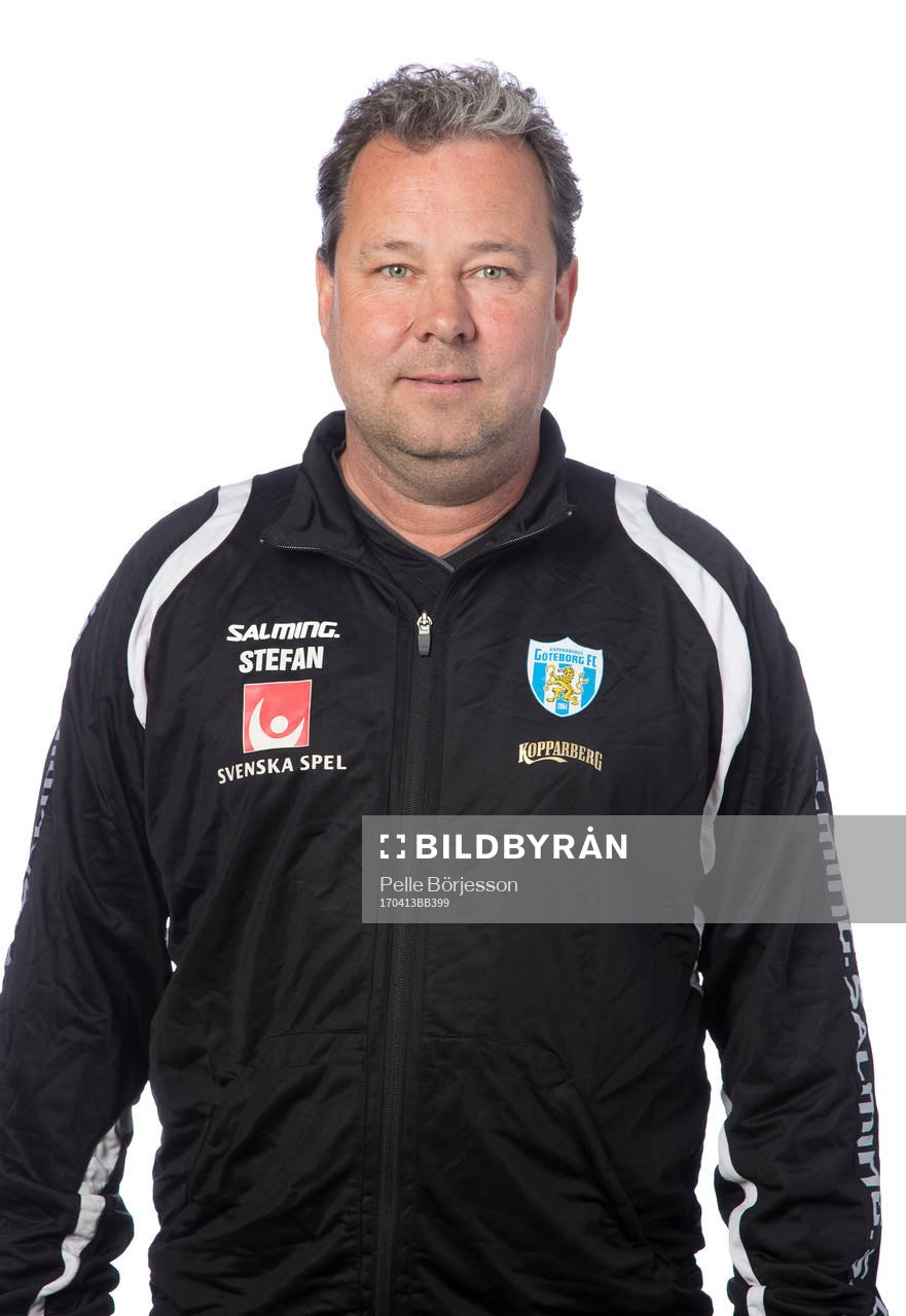 Göteborgs tränare Stefan Rehn poserar för ett porträtt den 13 april 2017 i Göteborg.