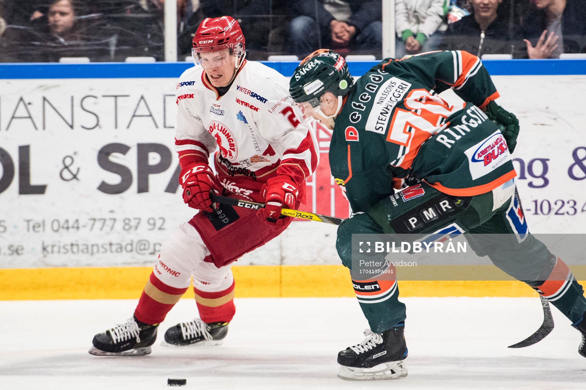 Trojas Rasmus Johansson och Kristianstads Acke Ringström