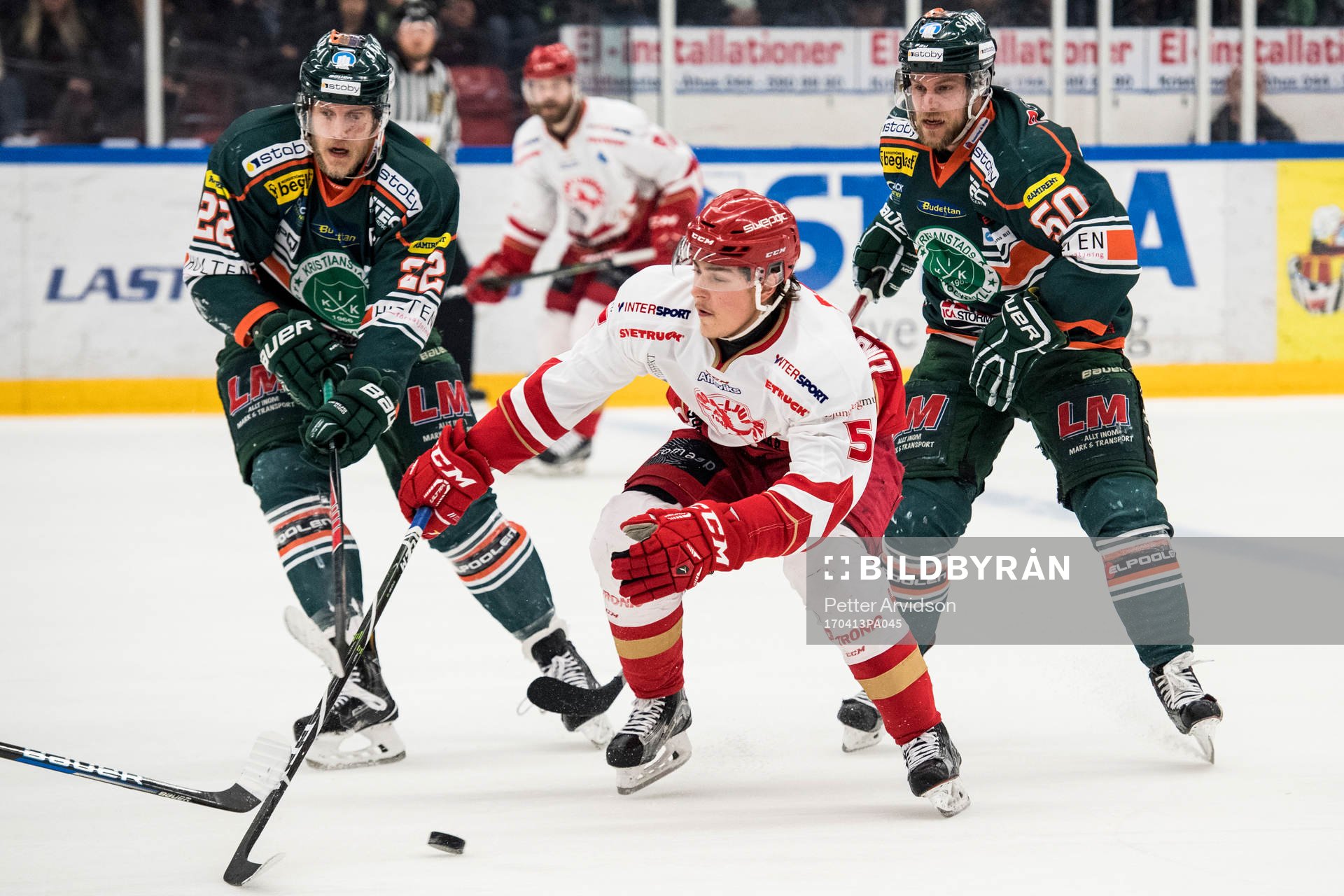 Trojas Max Lindroth mot Kristianstads Mikael Larsson och
