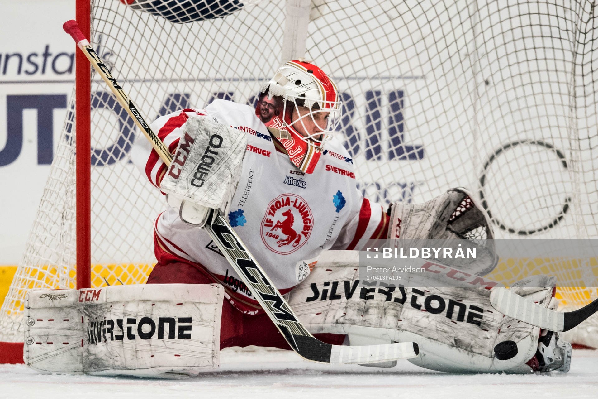 Trojas målvakt Robin Johansson