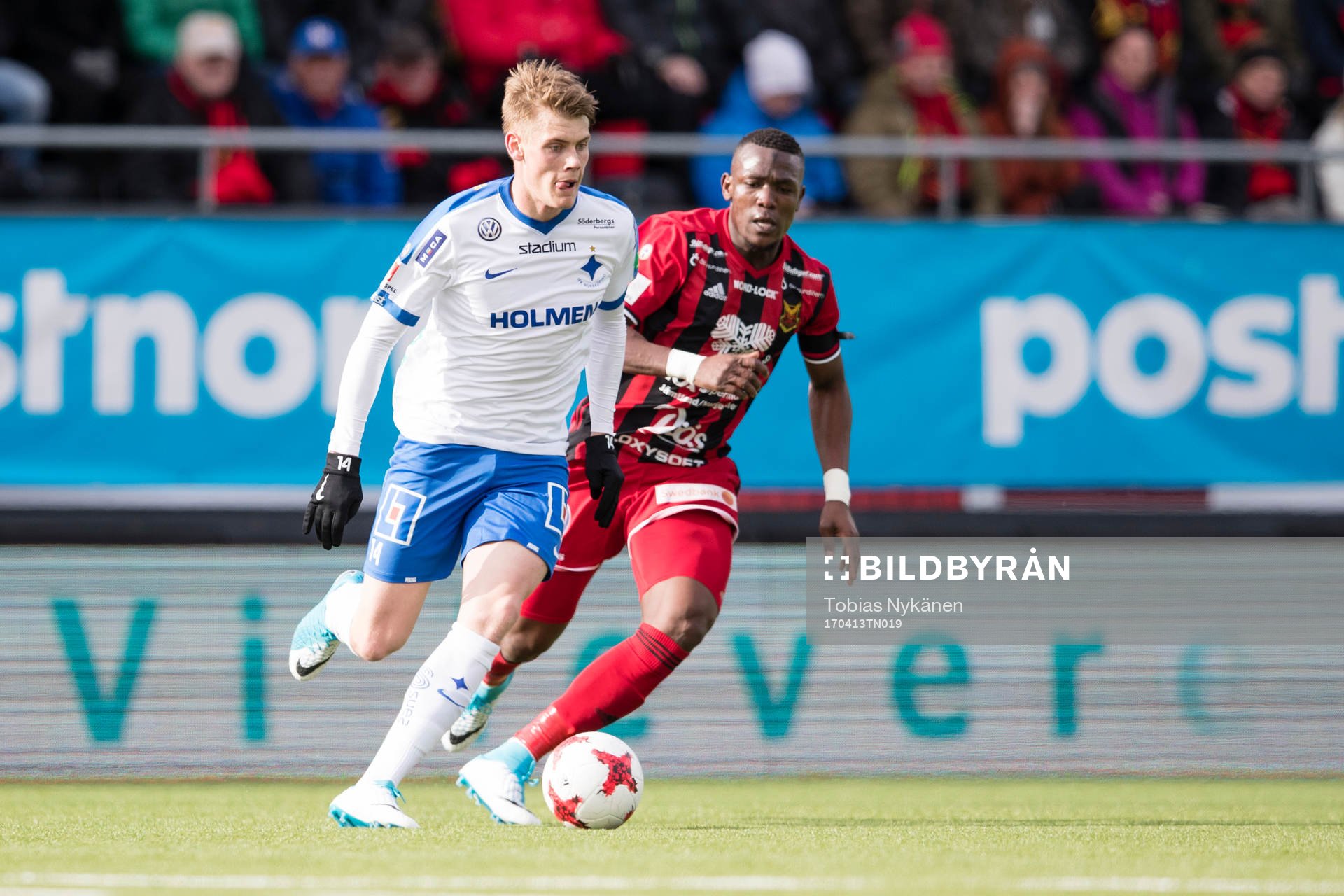 Norrköpings Eric Smith mot Östersunds Ken Sema