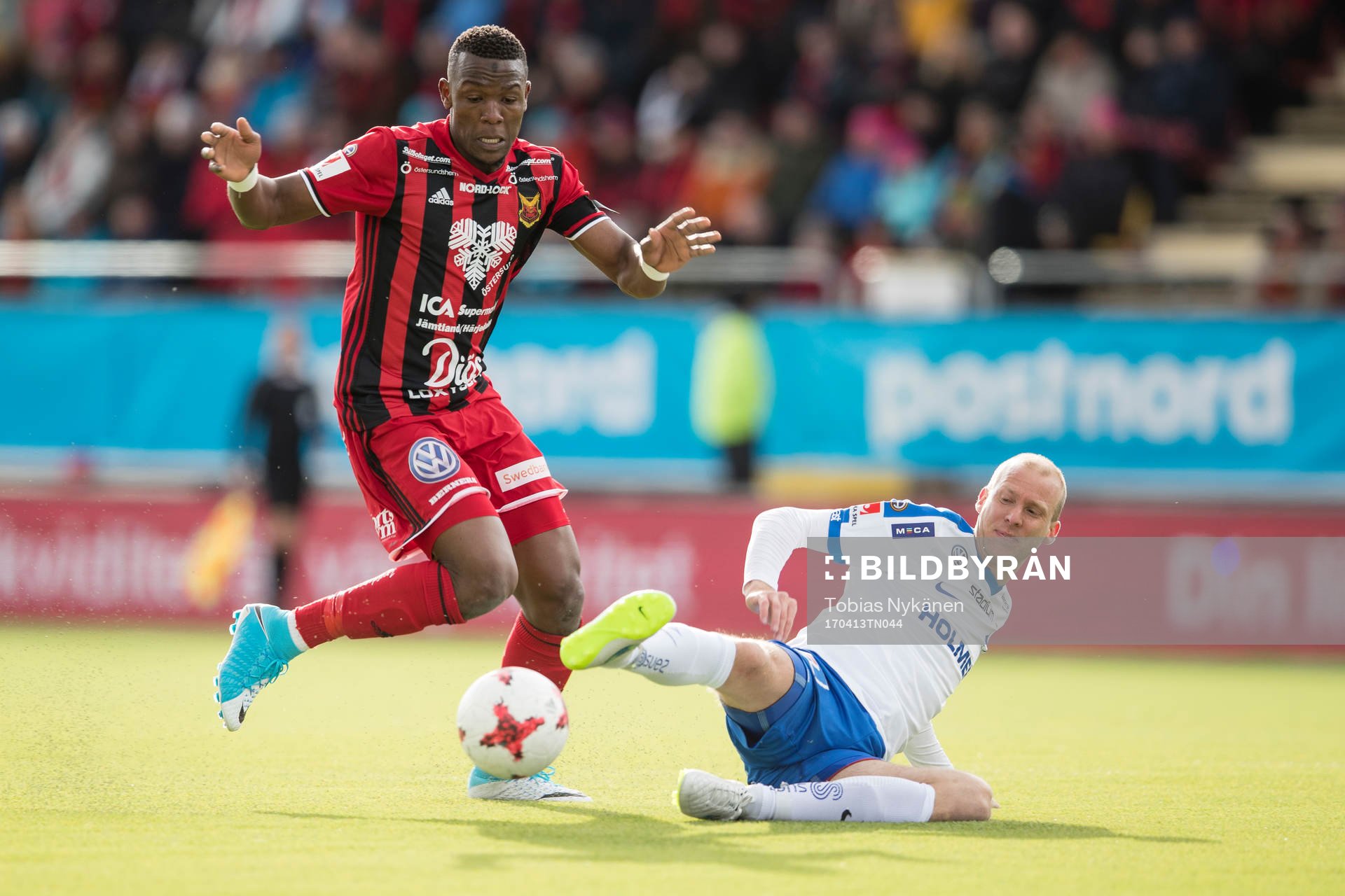 Norrköpings Andreas Johansson mot Östersunds Alhaji Gero