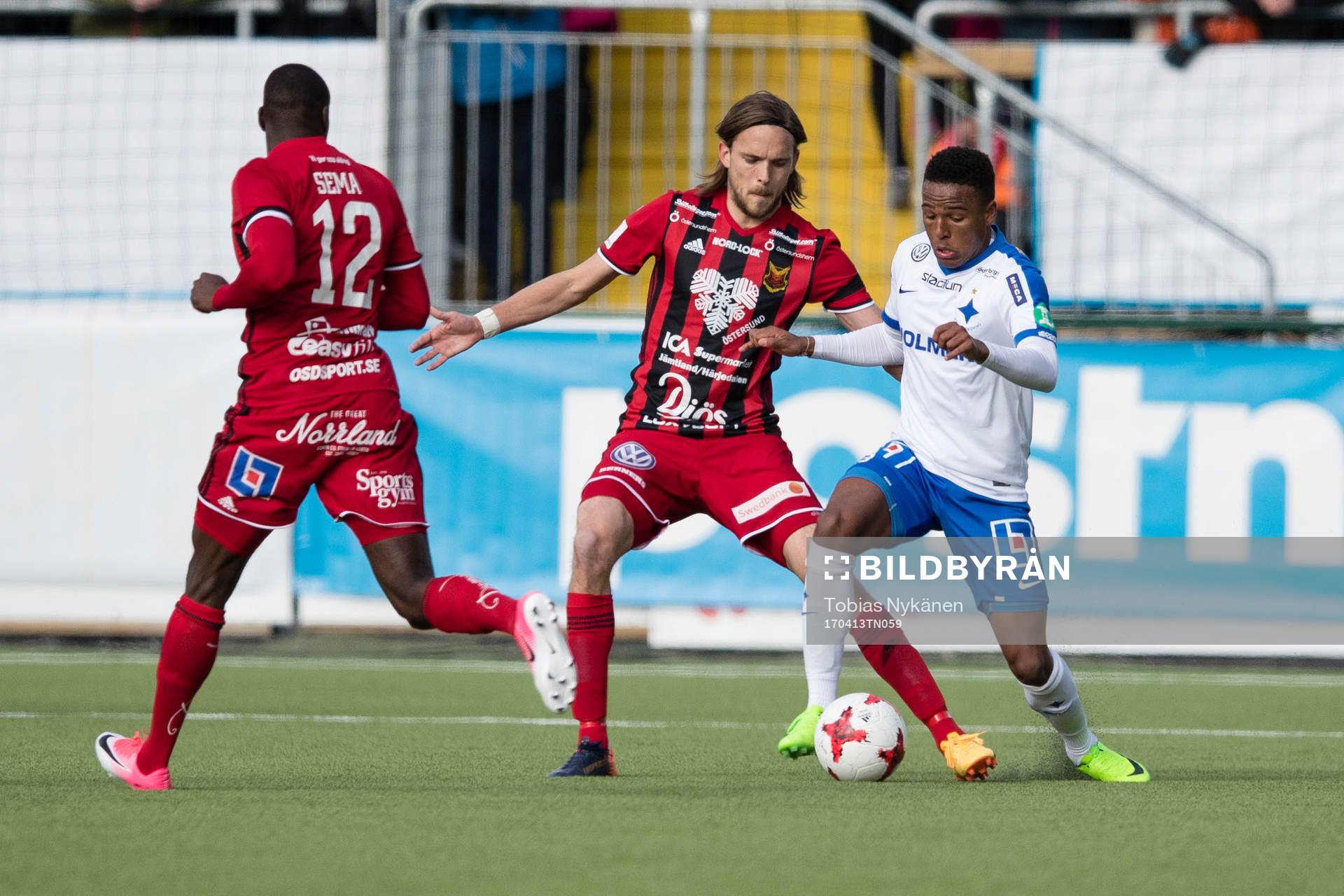 Norrköpings Niclas Eliasson mot Östersunds Tom Pettersson