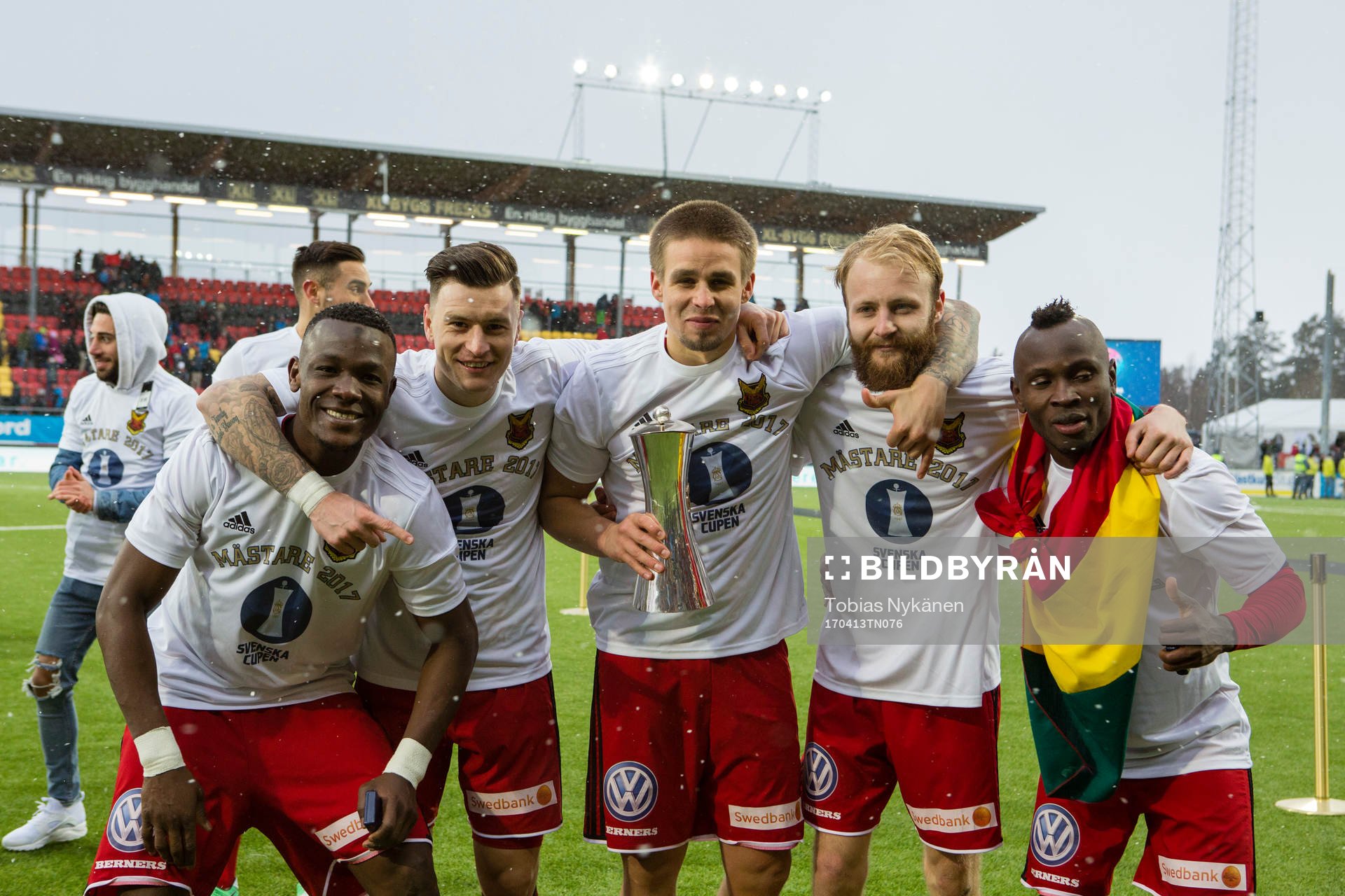 Östersunds Alhaji Gero, Jamie Hopcutt, Dennis Widgren,