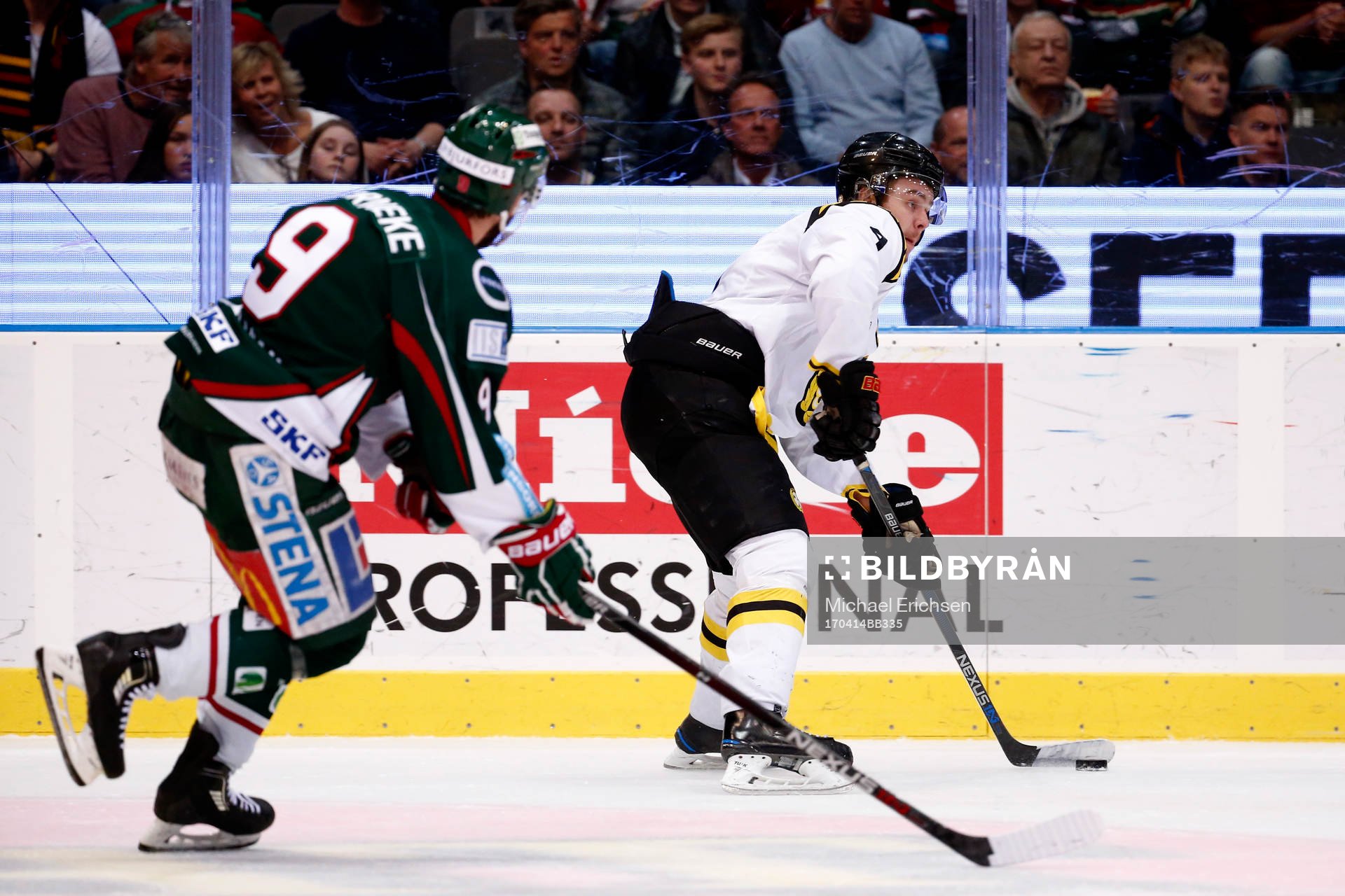 Frölundas Casey Wellman och Brynäs Marcus Ersson